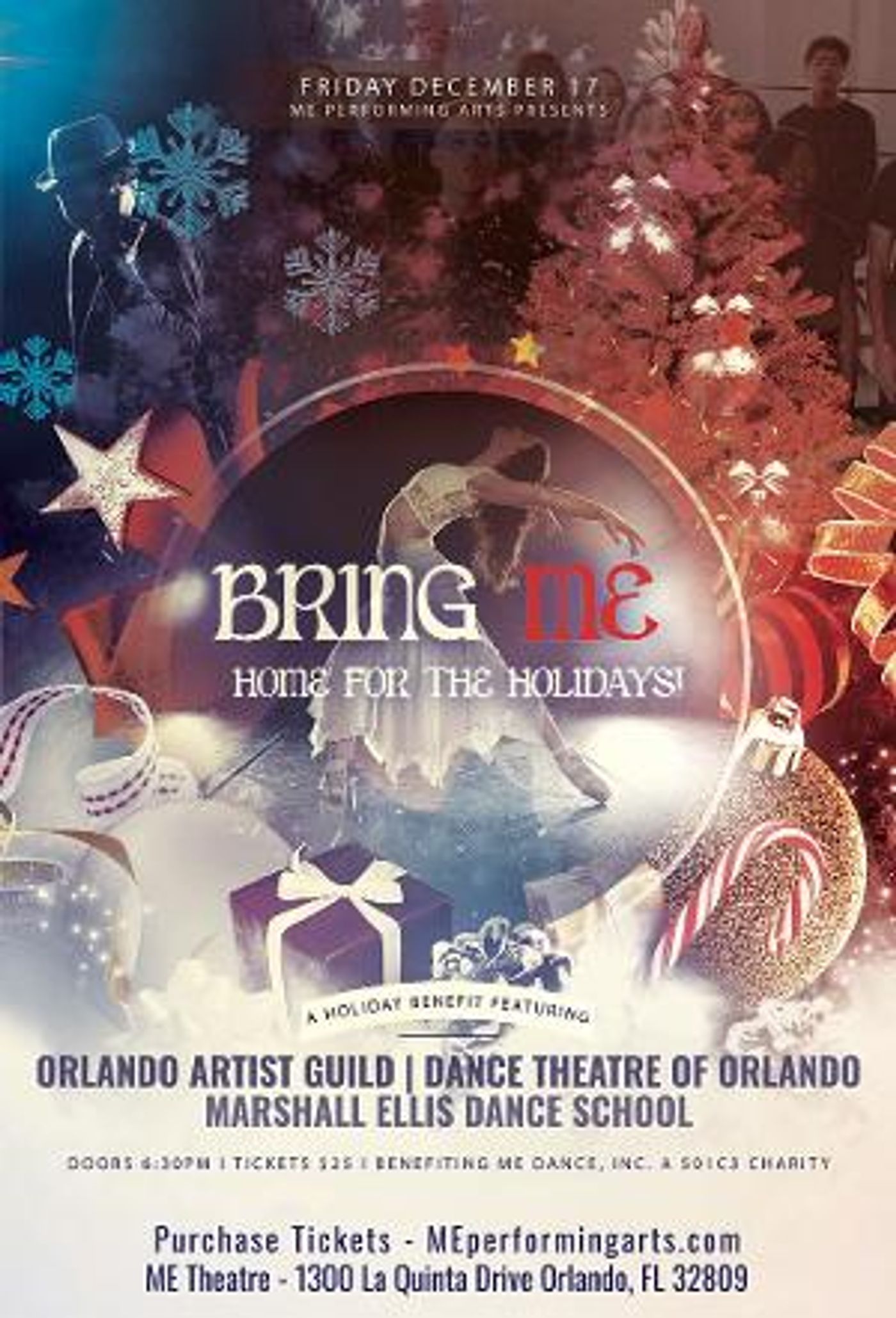 Support The Arts This Holiday Season with Bring ME Home for the Holidays  Image