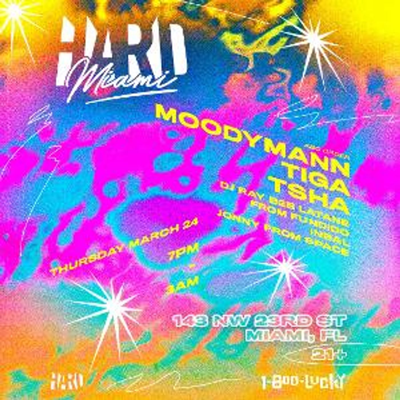Moodymann, Tiga, And TSHA Announced For HARD Miami  Image