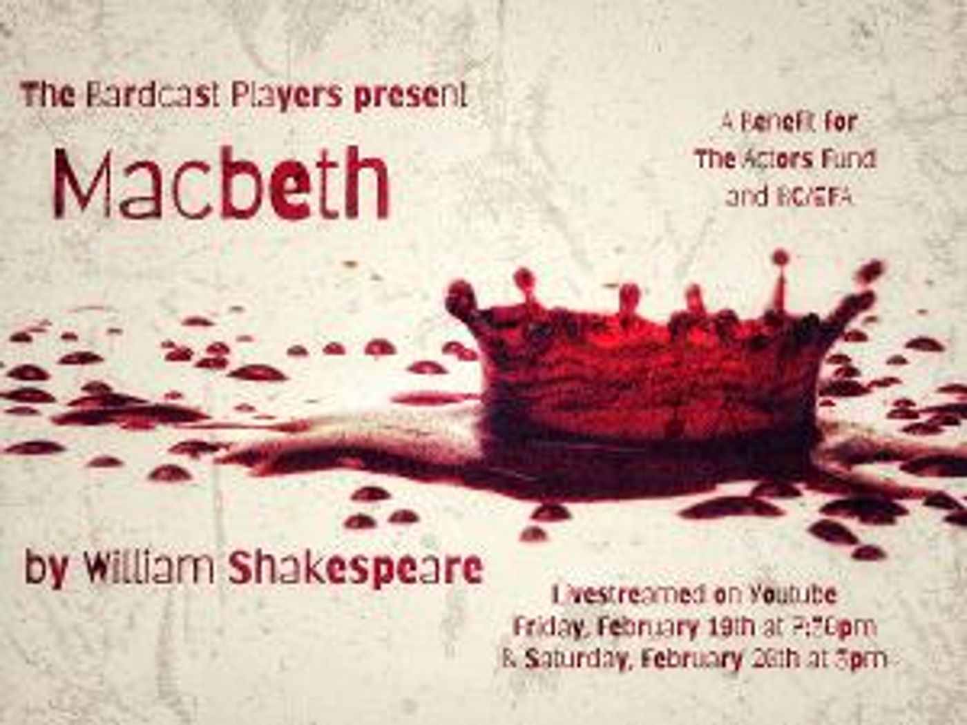 The Bardcast Players Present Shakespeare's MACBETH  Image