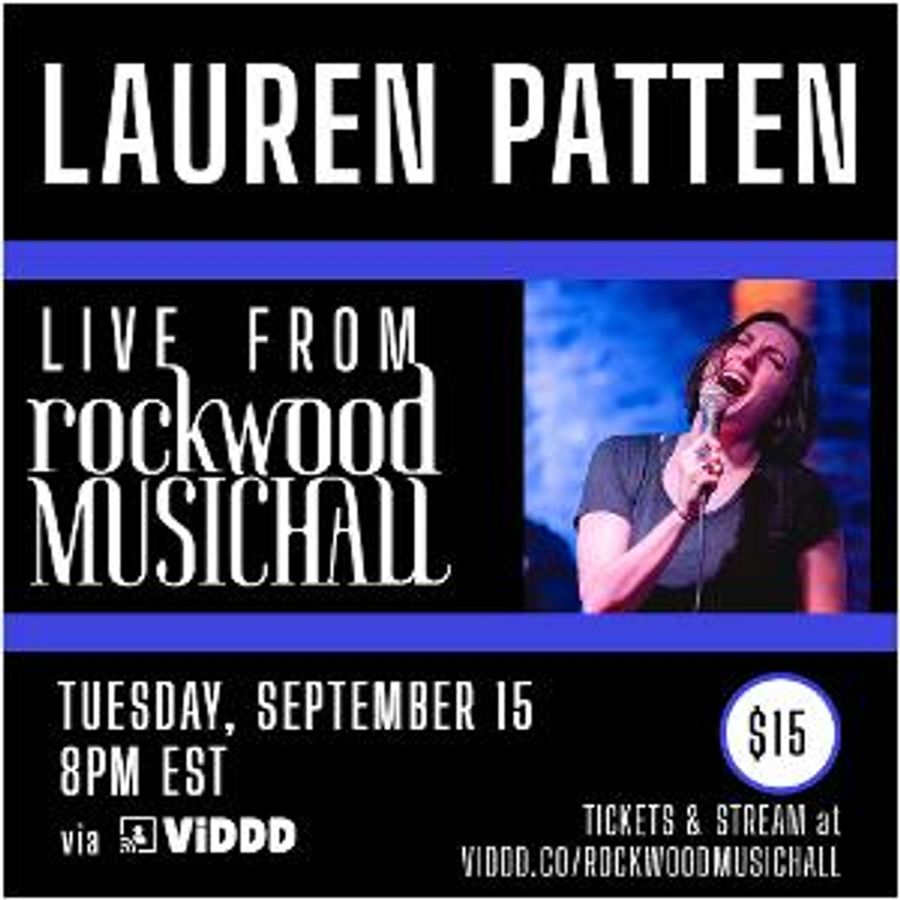 Lauren Patten To Present Livestreamed Concert for Rockwood Music Hall's Stage 2 Image