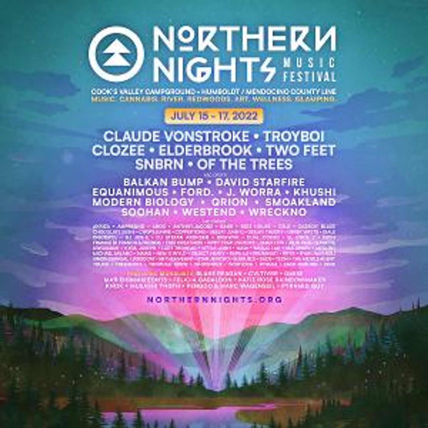 Northern Nights Announces Two Feet, Of The Trees, Wreckno, And More For Phase Two Lineup  Image