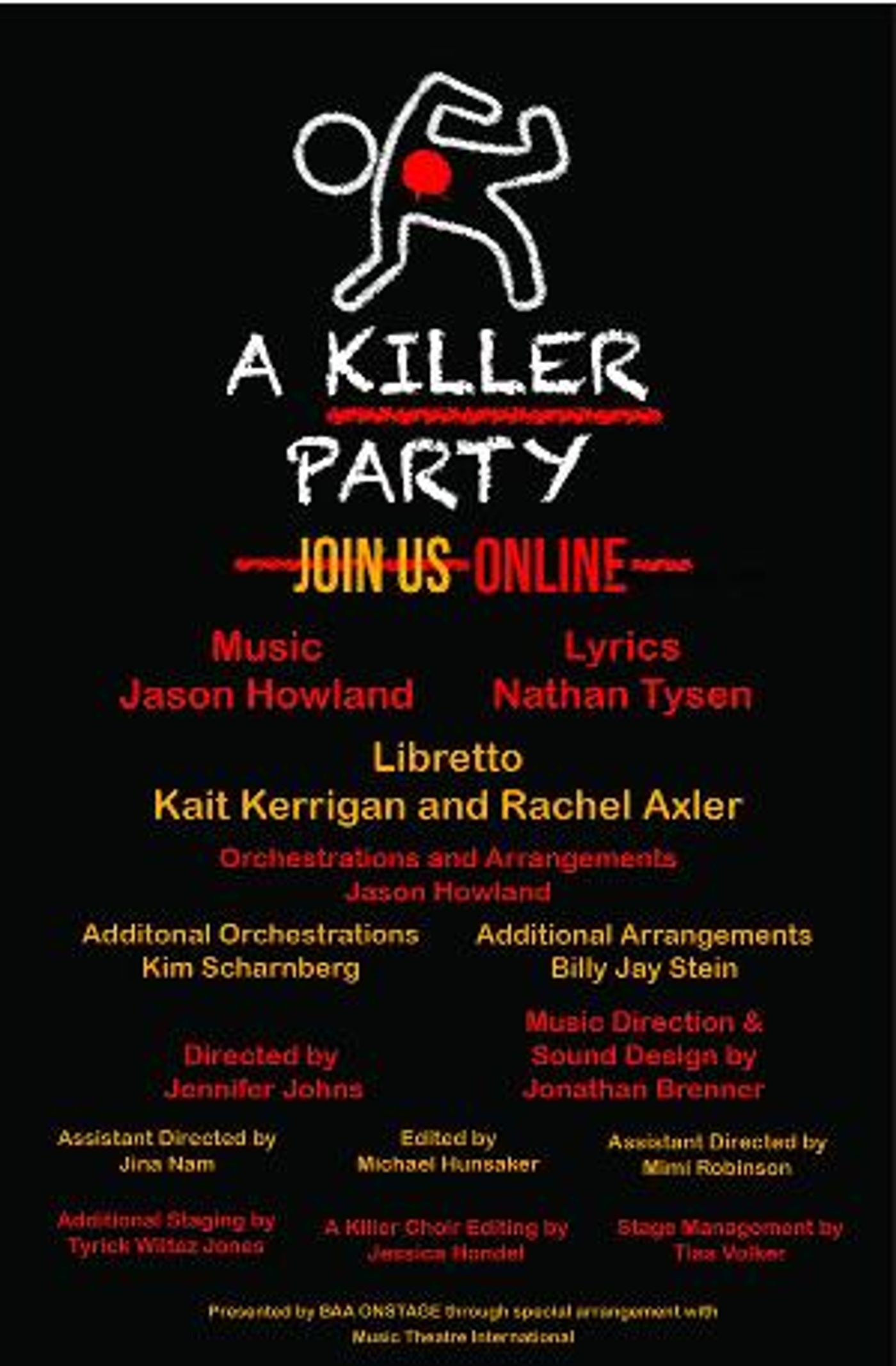 New Jersey Native Jennifer Johns-Grasso Directs Production Of A KILLER PARTY: A MURDER MYSTERY MUSICAL  Image