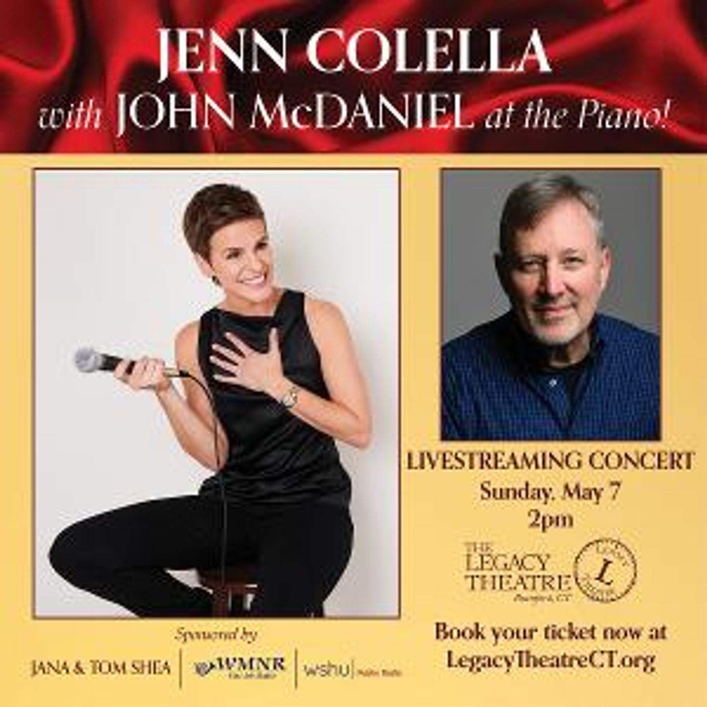 Broadway's Jenn Colella Performs Live With John McDaniel At Legacy Theatre On May 7  Image