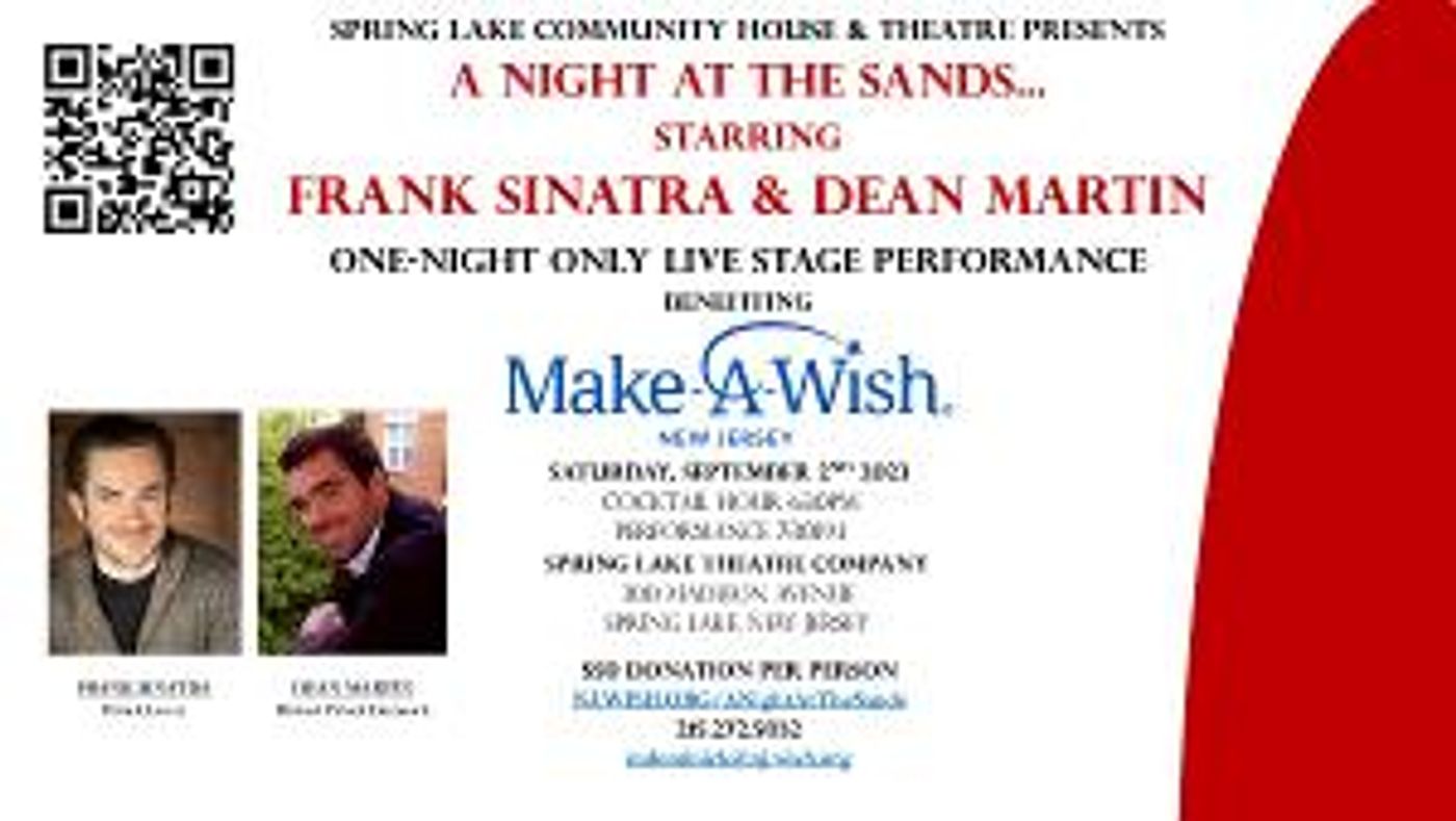 Frank Sinatra & Dean Martin Live Performance Benefiting Make-A-Wish New Jersey At Spring Lake Theatre  Image