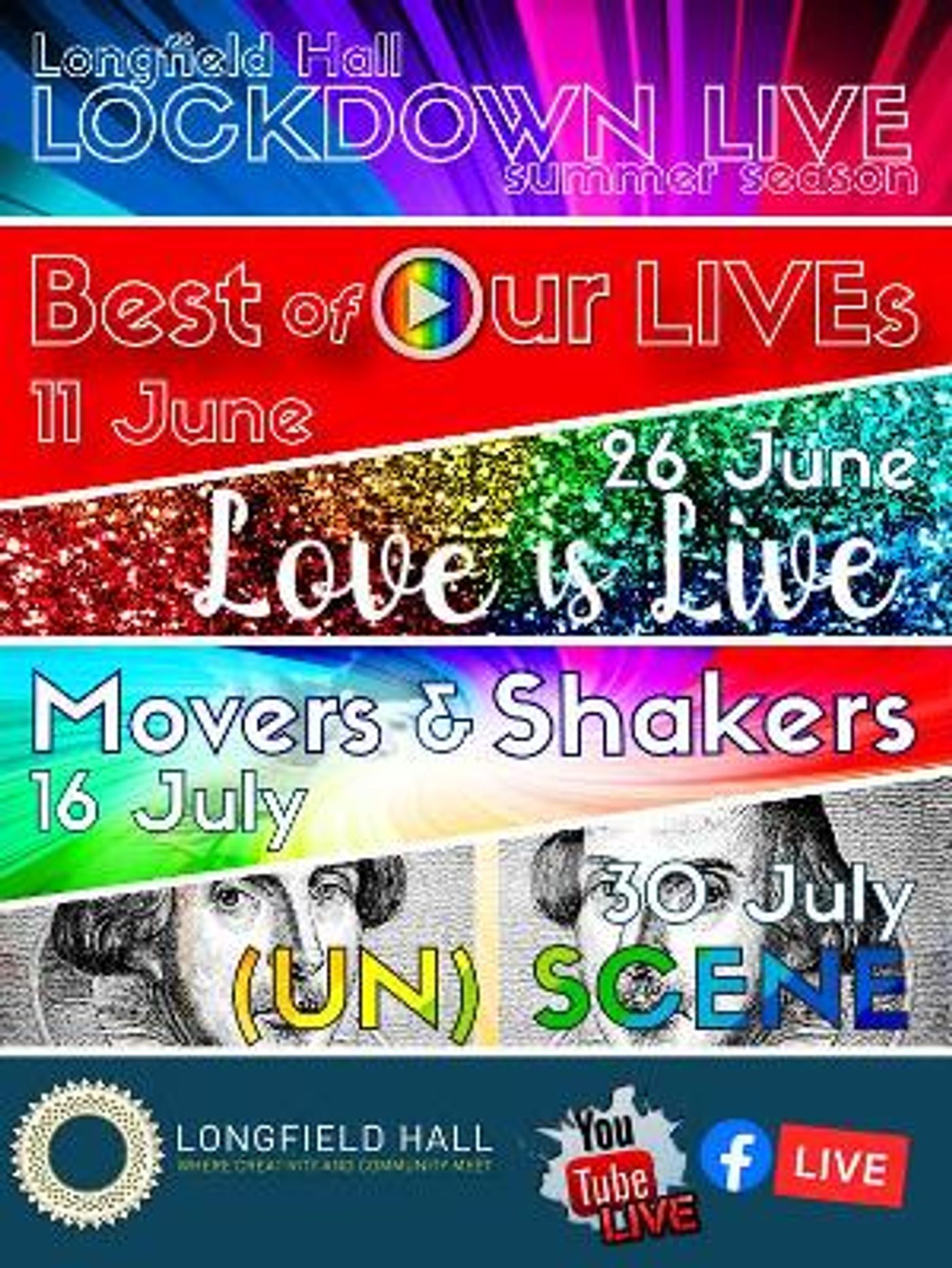 Longfield Hall Presents LOCKDOWN LIVE  Image