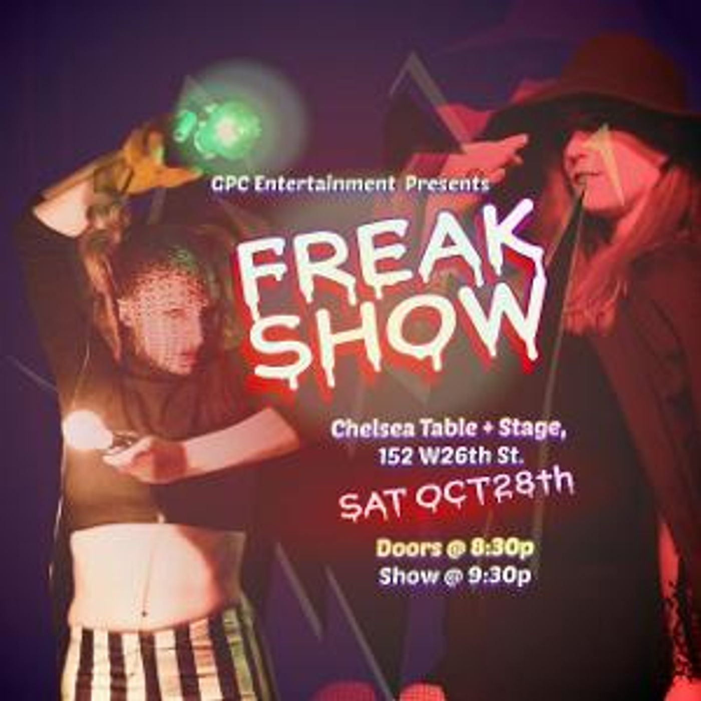 Chelsea Table + Stage To Present Circus-Themed FREAK SHOW Halloween Weekend  Image