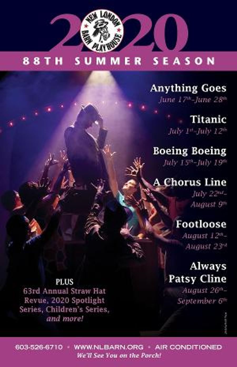 New London Barn Playhouse Has Announced Their 2020 Summer Season Image