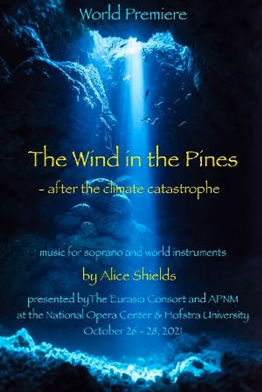 APNM to Present World Premiere Performances of Alice Shields' THE WIND IN THE PINES Image