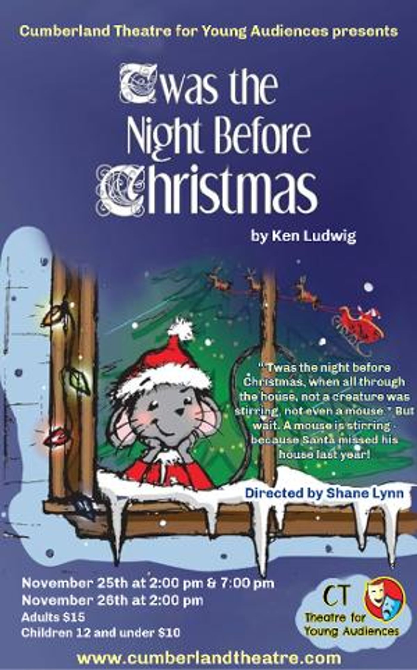 'TWAS THE NIGHT BEFORE CHRISTMAS is Coming to Cumberland Theatre This Week  Image