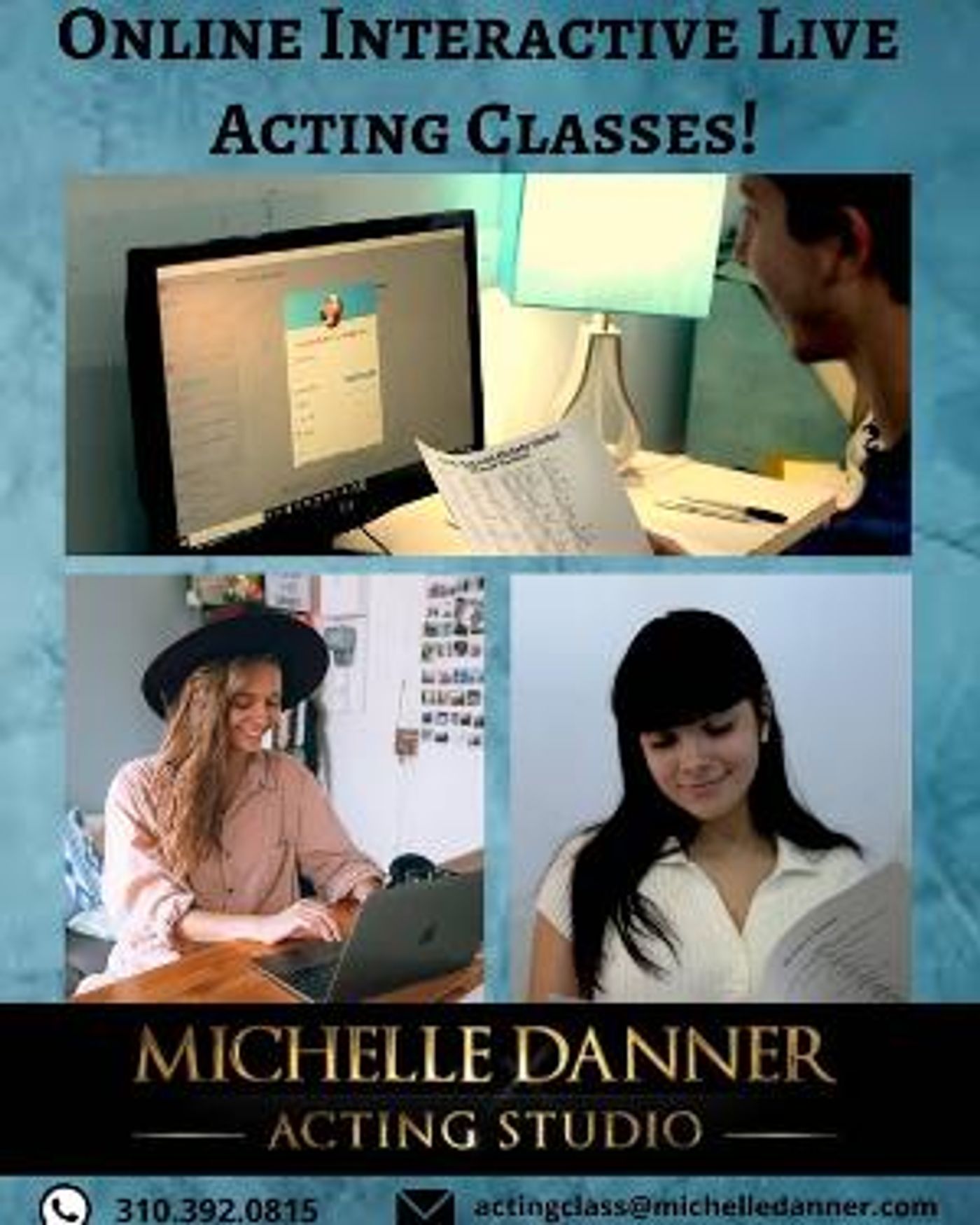 Michelle Danner Acting School Announces Online, interactive Acting Classes  Image