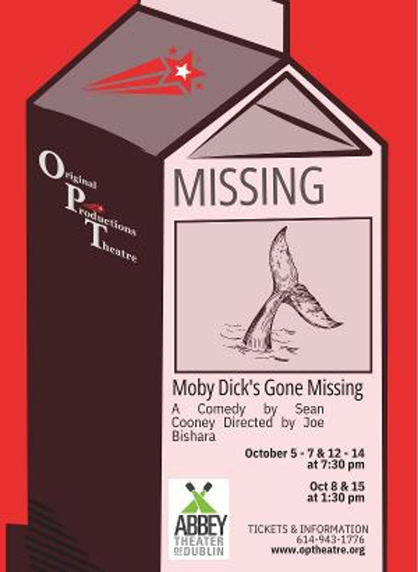Original Productions Theatre And Abbey Theater Of Dublin Present World Premiere Production MOBY DICK'S GONE MISSING  Image