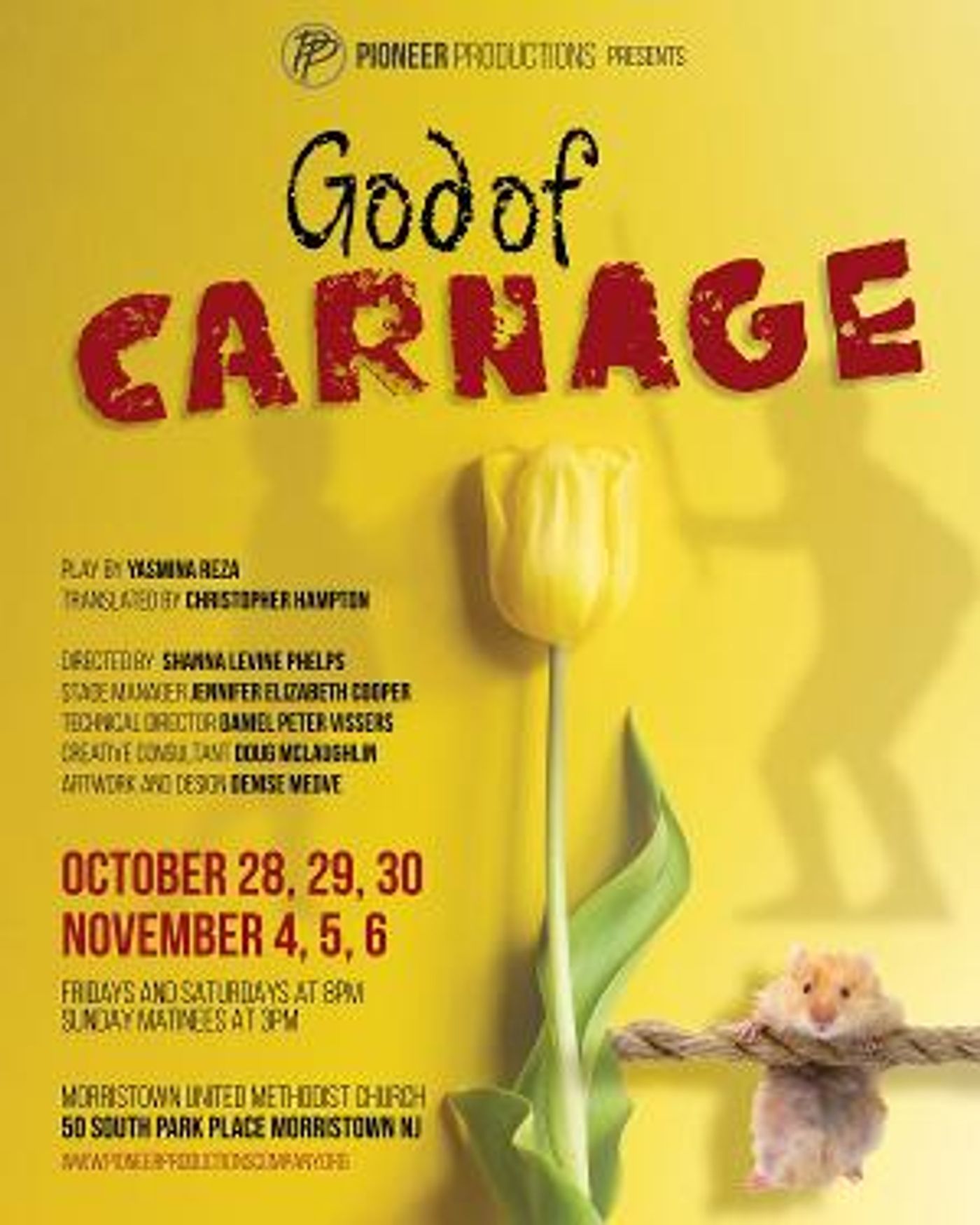 Award-Winning Hit GOD OF CARNAGE Comes To Morristown This Month  Image