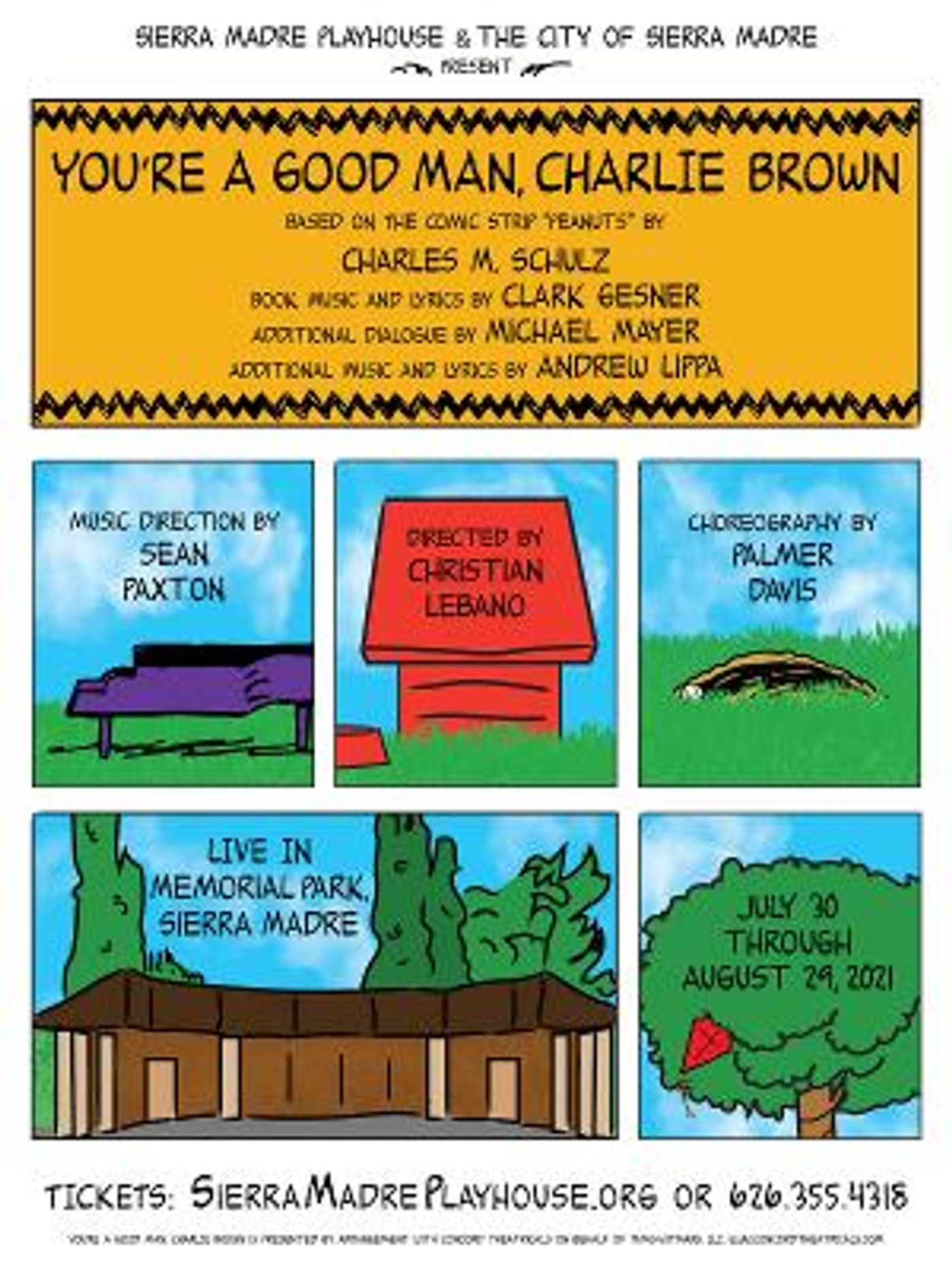 Sierra Madre Playhouse To Open Outdoor Production Of YOU'RE A GOOD MAN, CHARLIE BROWN  Image