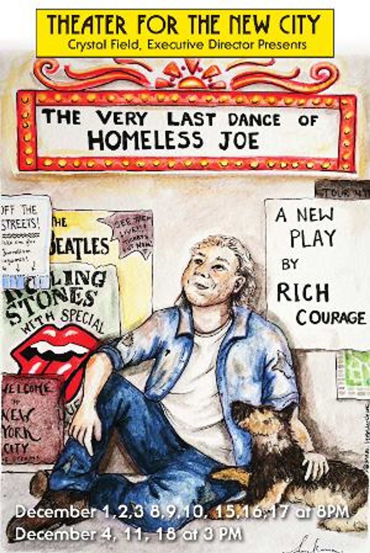 Theater for the New City to Present THE VERY LAST DANCE OF HOMELESS JOE in December  Image