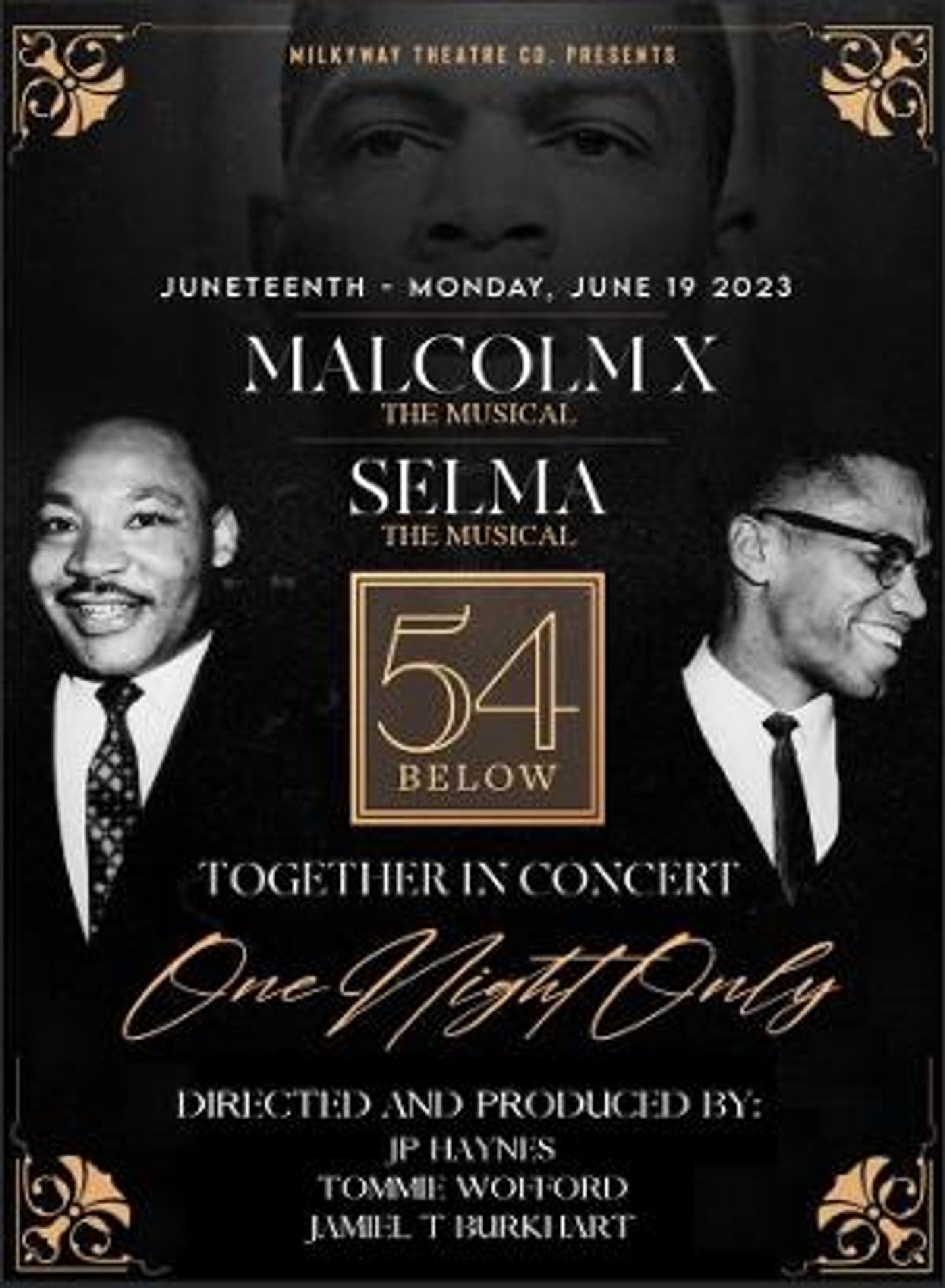 MALCOLM X THE MUSICAL And SELMA THE MUSICAL To Be Presented In Concert At 54 Below  Image
