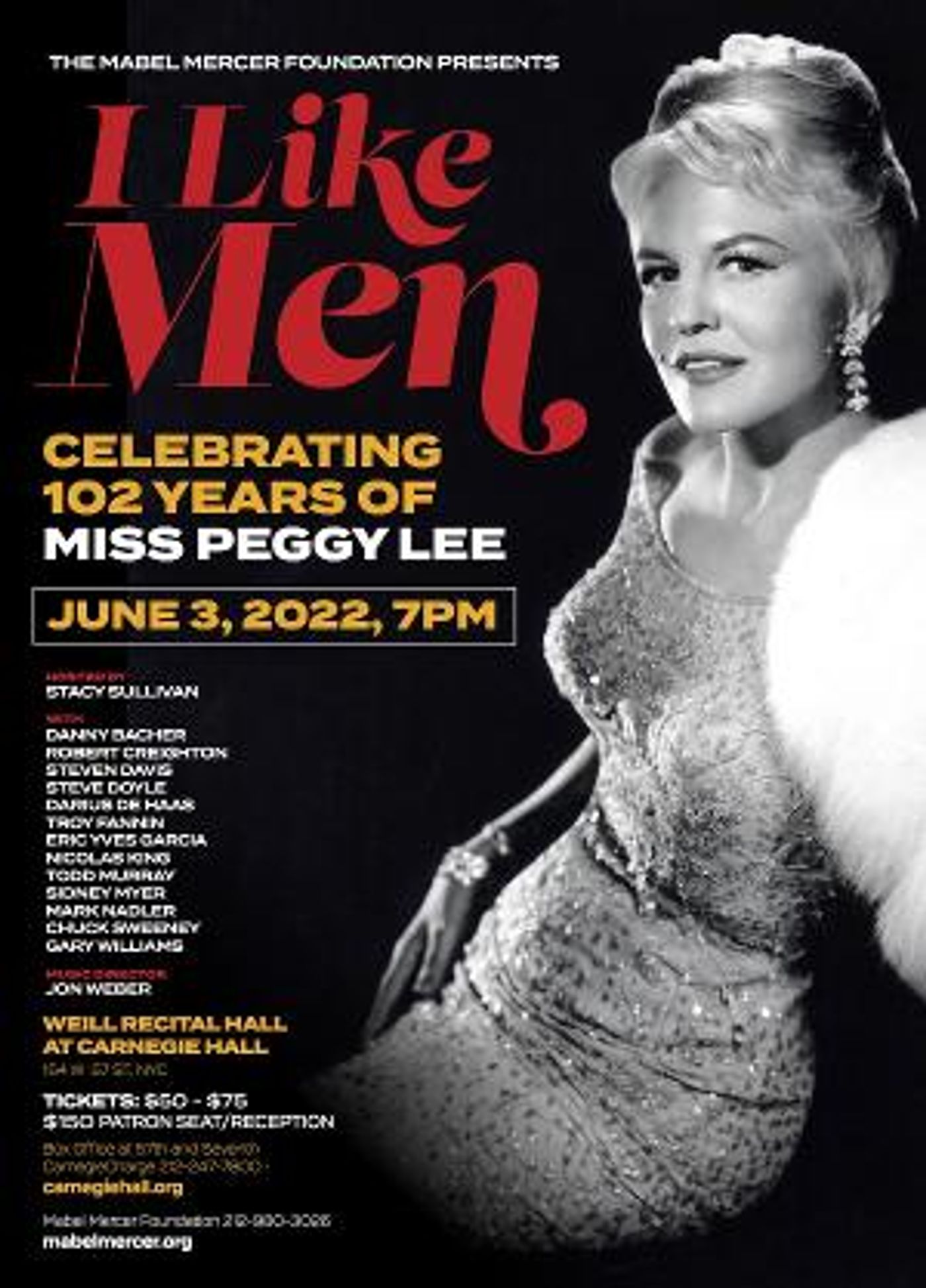 The Mabel Mercer Foundation Presents A Centennial (Plus Two Years) Celebration Of Miss Peggy Lee  Image