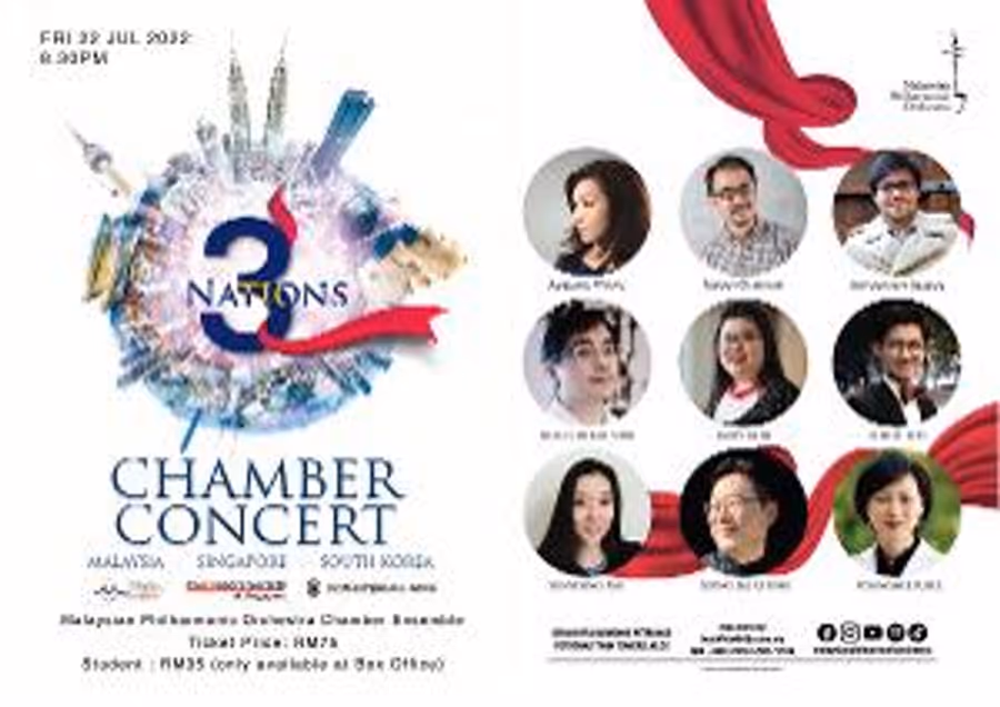The Malaysian Philharmonic Orchestra Presents THREE NATIONS CHAMBER CONCERT Image