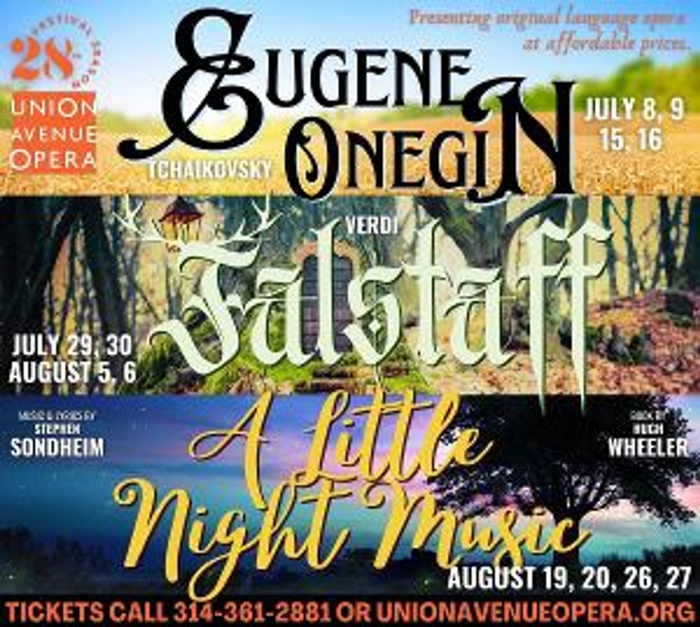 Union Avenue Opera Announces 28th Festival Season Featuring Sondheim's A LITTLE NIGHT MUSIC & More  Image