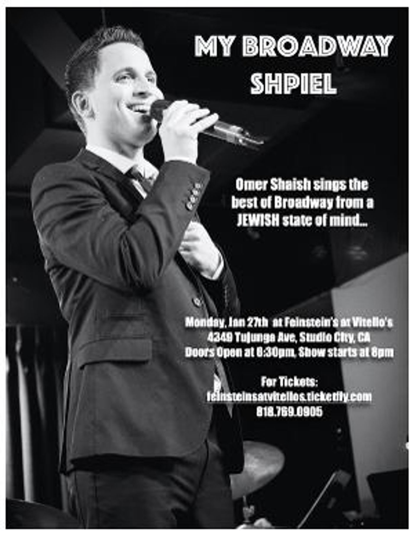 Omer Shaish Presents MY BROADWAY SHPIEL - The Best Of Broadway From A Jewish State Of Mind  Image