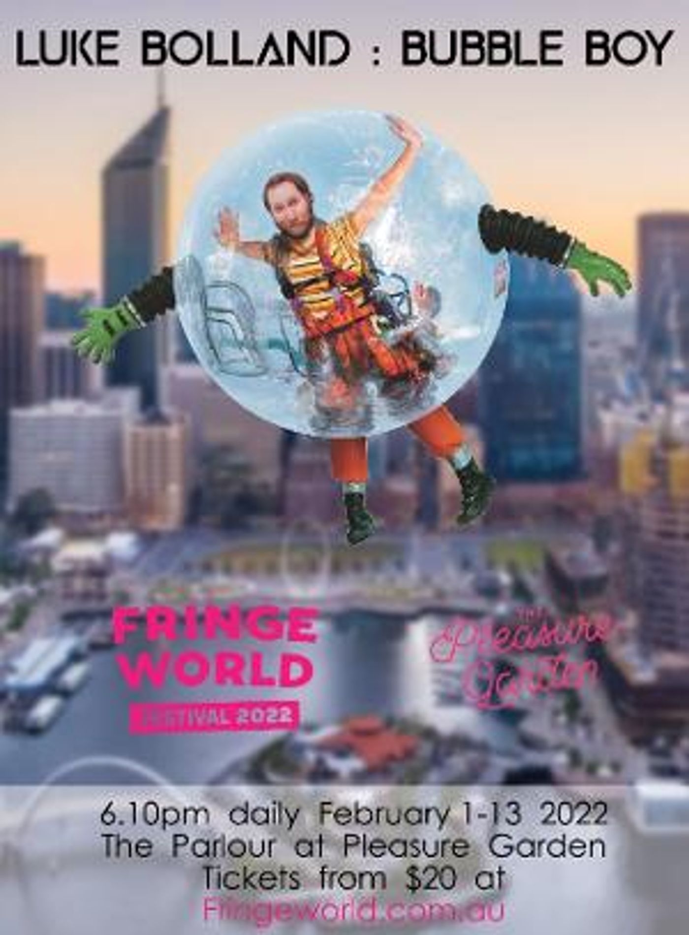 Fringe World Award-Winning Comedian Luke Bolland Is Back with A Brand New Show BUBBLE BOY  Image