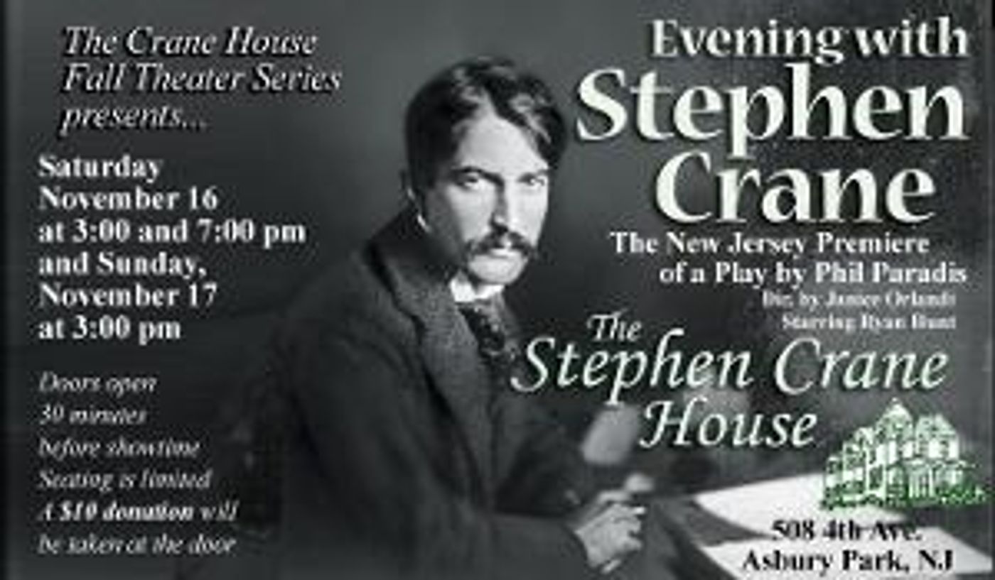 Evening With Stephen Crane Brings The Red Badge Of Courage Author To Asbury Park  Image