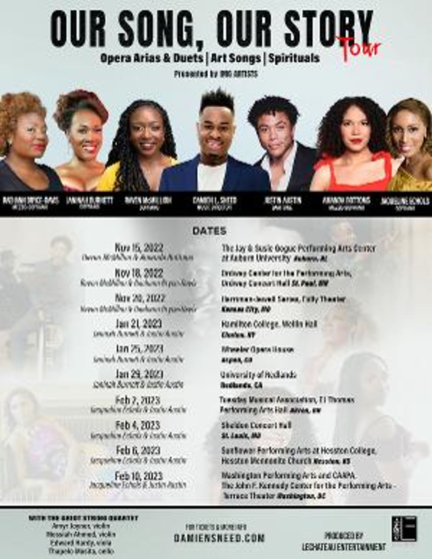 IMG Artists To Present Damien Sneed's OUR SONG, OUR STORY 2022-23 Tour  Image