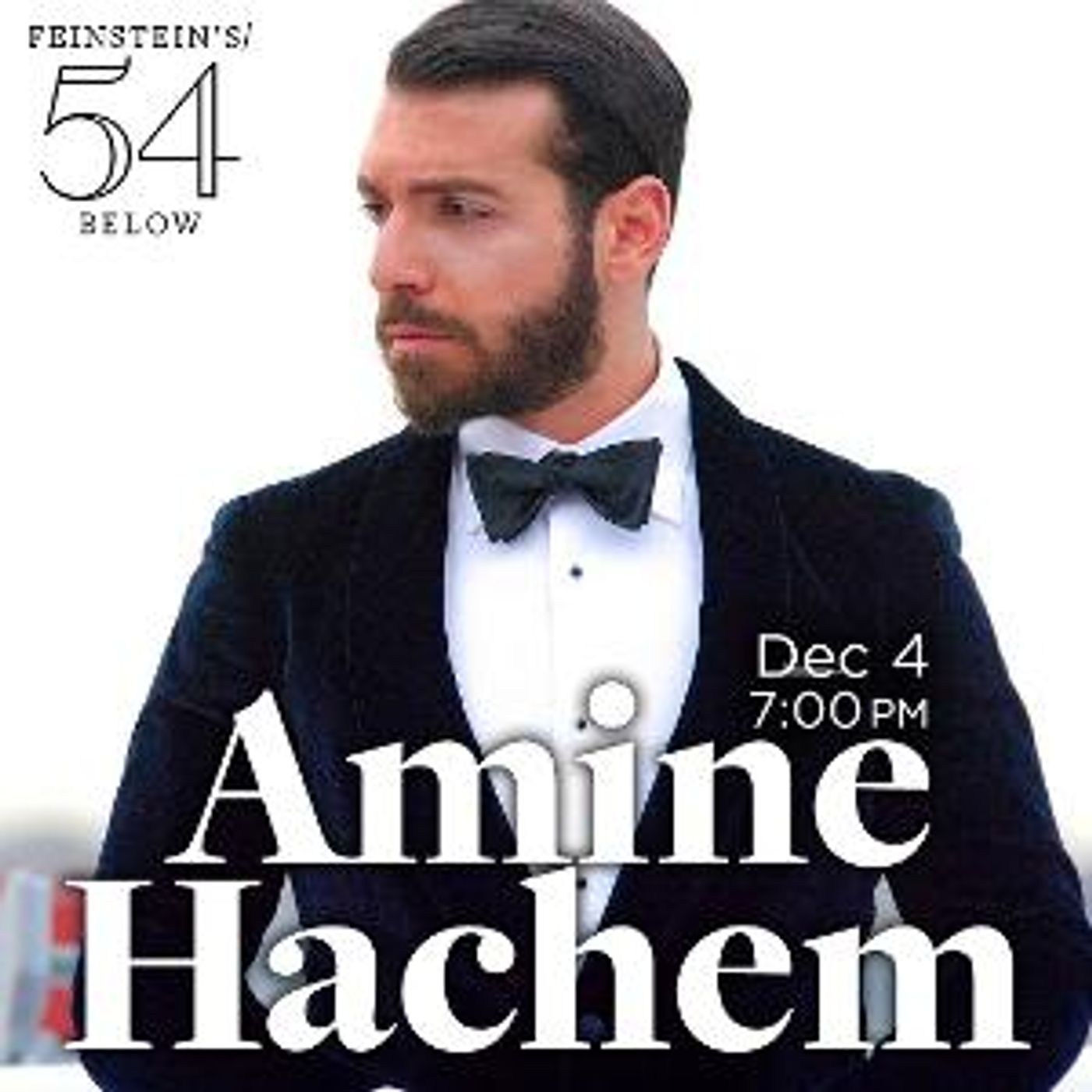 Amine Hachem to Bring 2021 Comeback Special to Feinstein's/54 Below  Image
