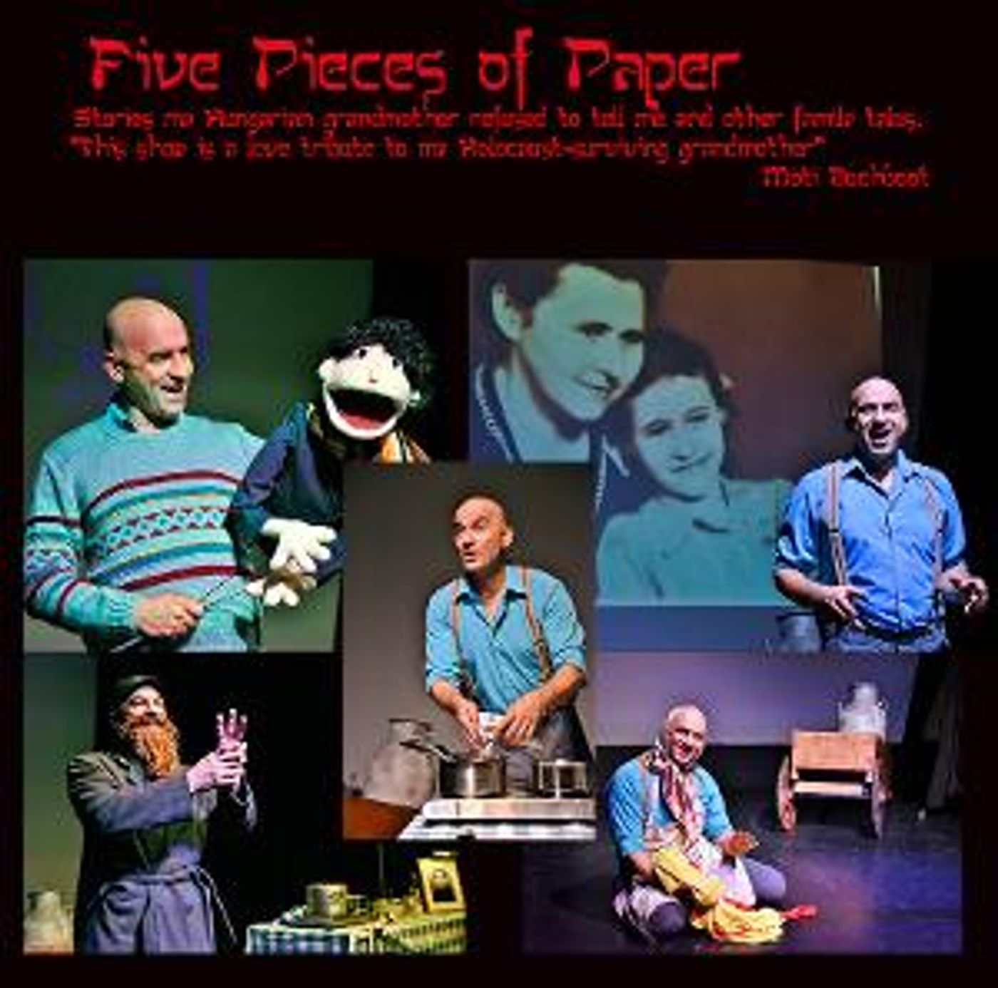 International Holocaust Remembrance Day Event FIVE PIECES OF PAPER Comes To The Matrix Theater  Image