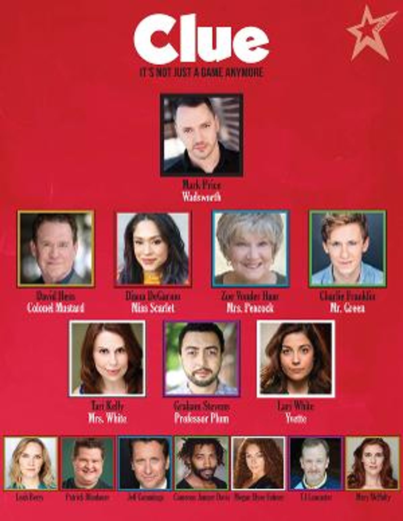 Full Cast Of CLUE Set at STAGES St. Louis  Image