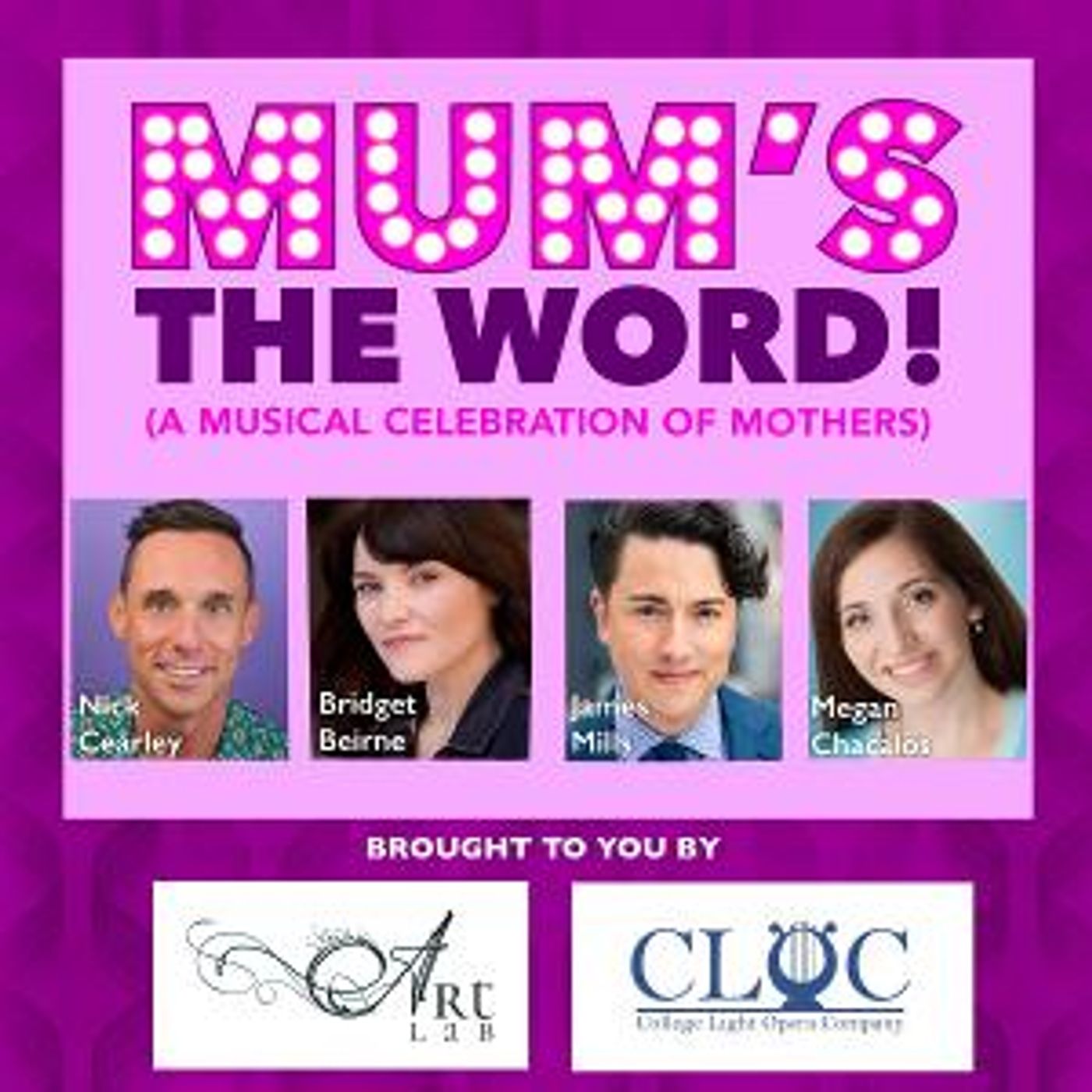 MUM'S THE WORD! A Musical Celebration Of Mothers to be Presented by Art Lab in May  Image