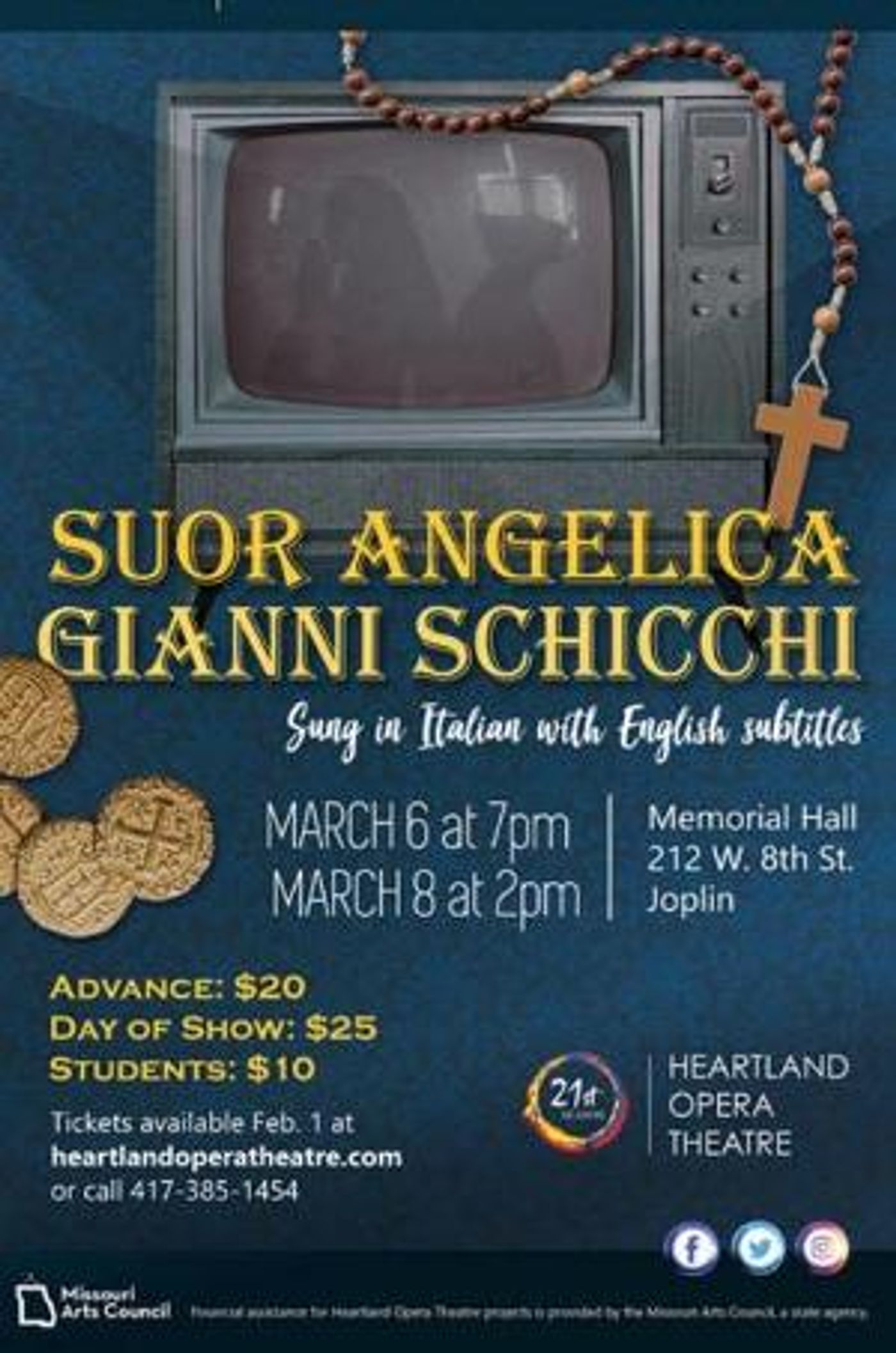 Heartland Opera Will Present Puccini's SUOR ANGELIA and GIANNI SCHICCHI  Image