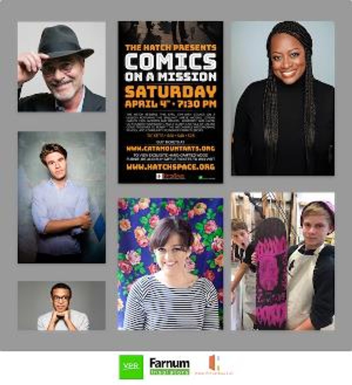 The Hatch to Present COMICS ON A MISSION Benefit At The Latchis Theater  Image