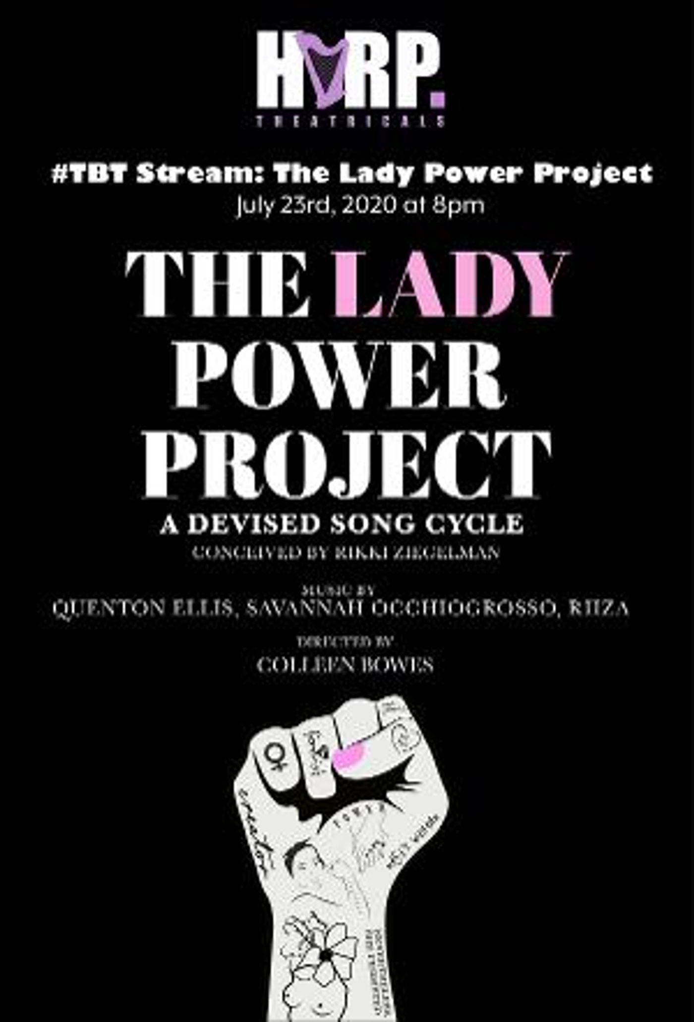 HARP Theatricals To Present Livestream Of THE LADY POWER PROJECT: A DEVISED SONG CYCLE  Image