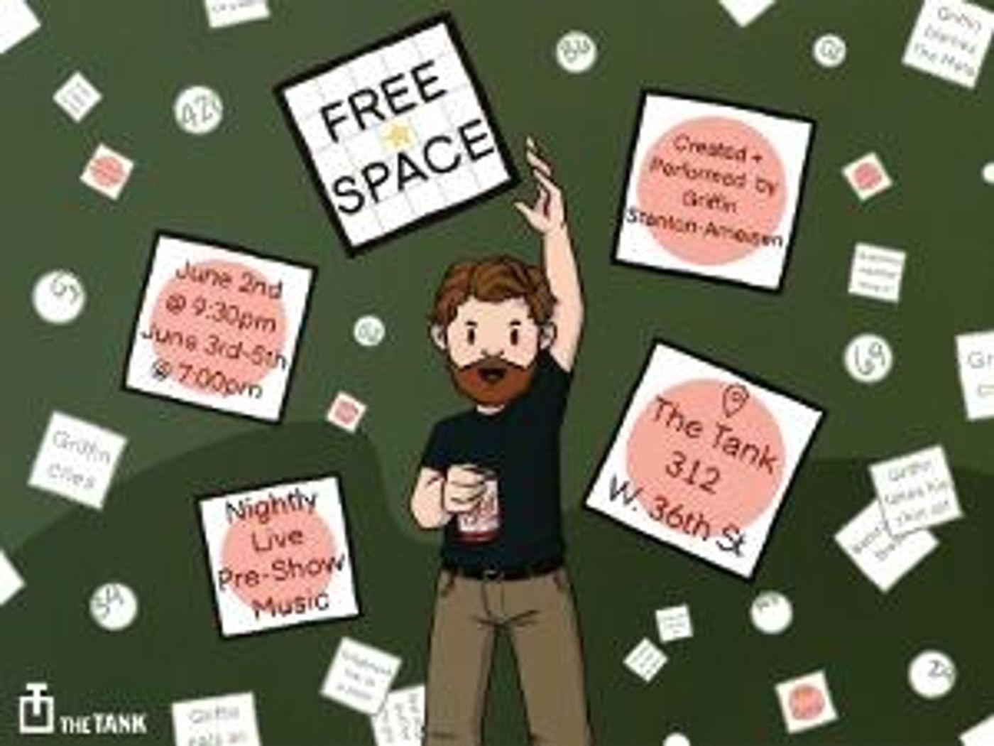 Griffin Stanton-Ameisen Presents NYC Public Premiere of FREE SPACE At The TANK  Image