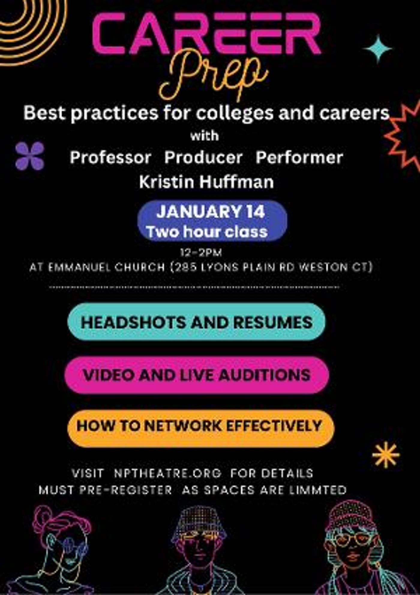 New Paradigm Theatre's Artistic Director Kristin Huffman to Host 'Career Prep' Class  Image