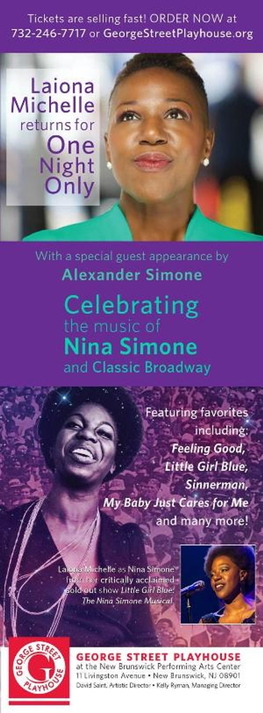 AN EVENING WITH LAIONA MICHELLE Celebrates The Music Of Nina Simone And Classic Broadway Image