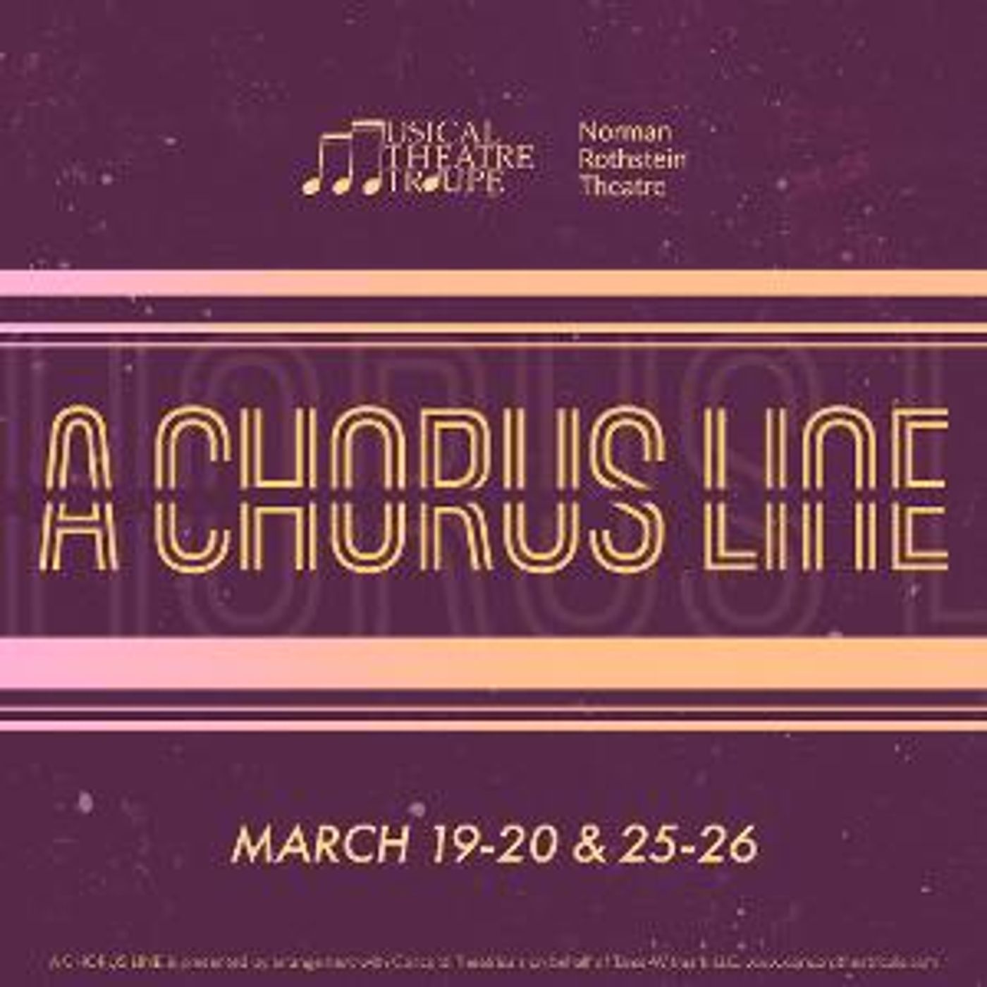 A CHORUS LINE Provides Accessible Learning Opportunities In Theatre For Students At UBC  Image