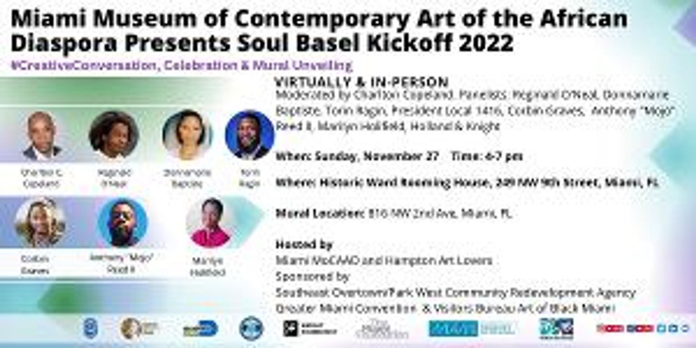 Miami MoCAAD's Creative Conversation Set For November 27  Image