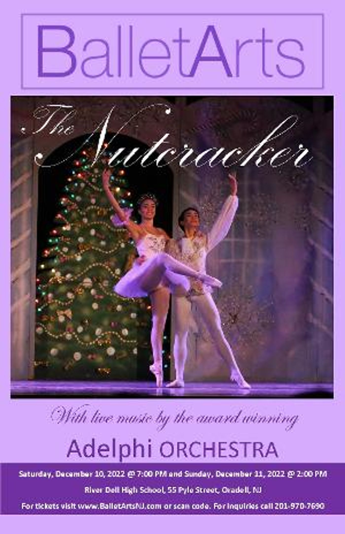 The Adelphi Orchestra Partners With Ballet Arts In THE NUTCRACKER  Image