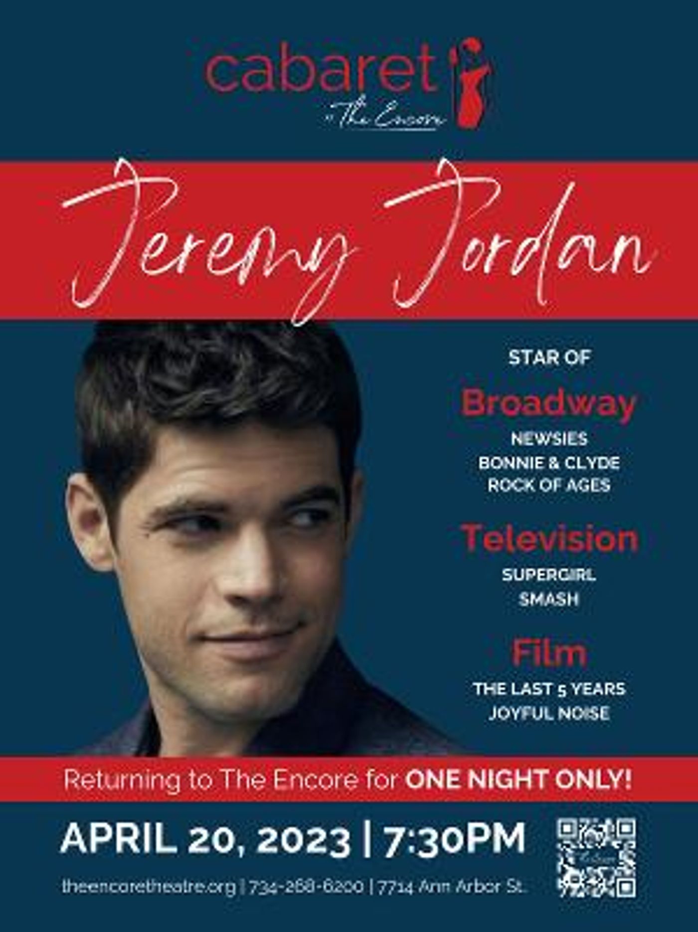 Tony-Nominated Jeremy Jordan Sells Out The Encore For One-Night-Only Concert  Image