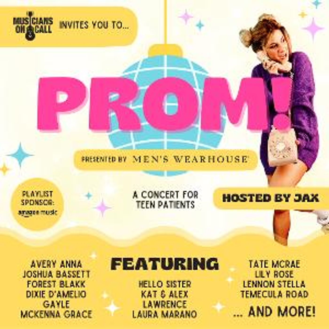TikTok Star Jax Joins Musicians On Call and Men's Wearhouse In Creating Prom Experiences For Teens In Pediatric Hospitals  Image