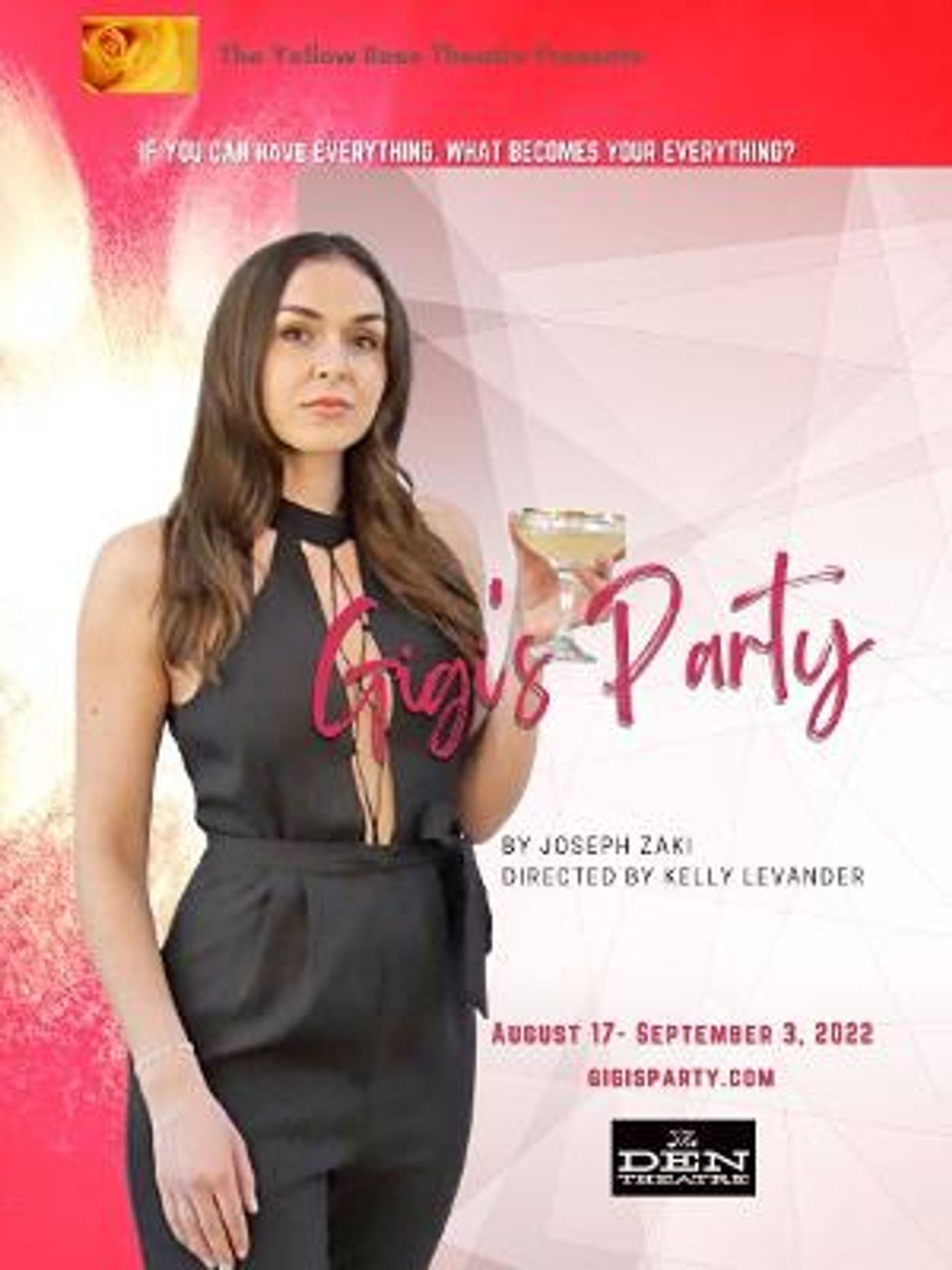 The Yellow Rose Theatre To Present GIGI'S PARTY At Den Theatre  Image