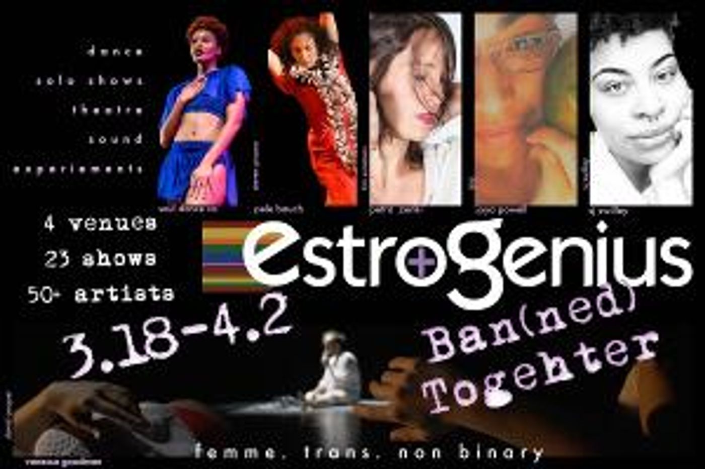 FRIGID New York & Manhattan Theatre Source Present The 2023 EstroGenius Festival: BAN(NED) TOGETHER; Full Lineup Of Performances Announced  Image