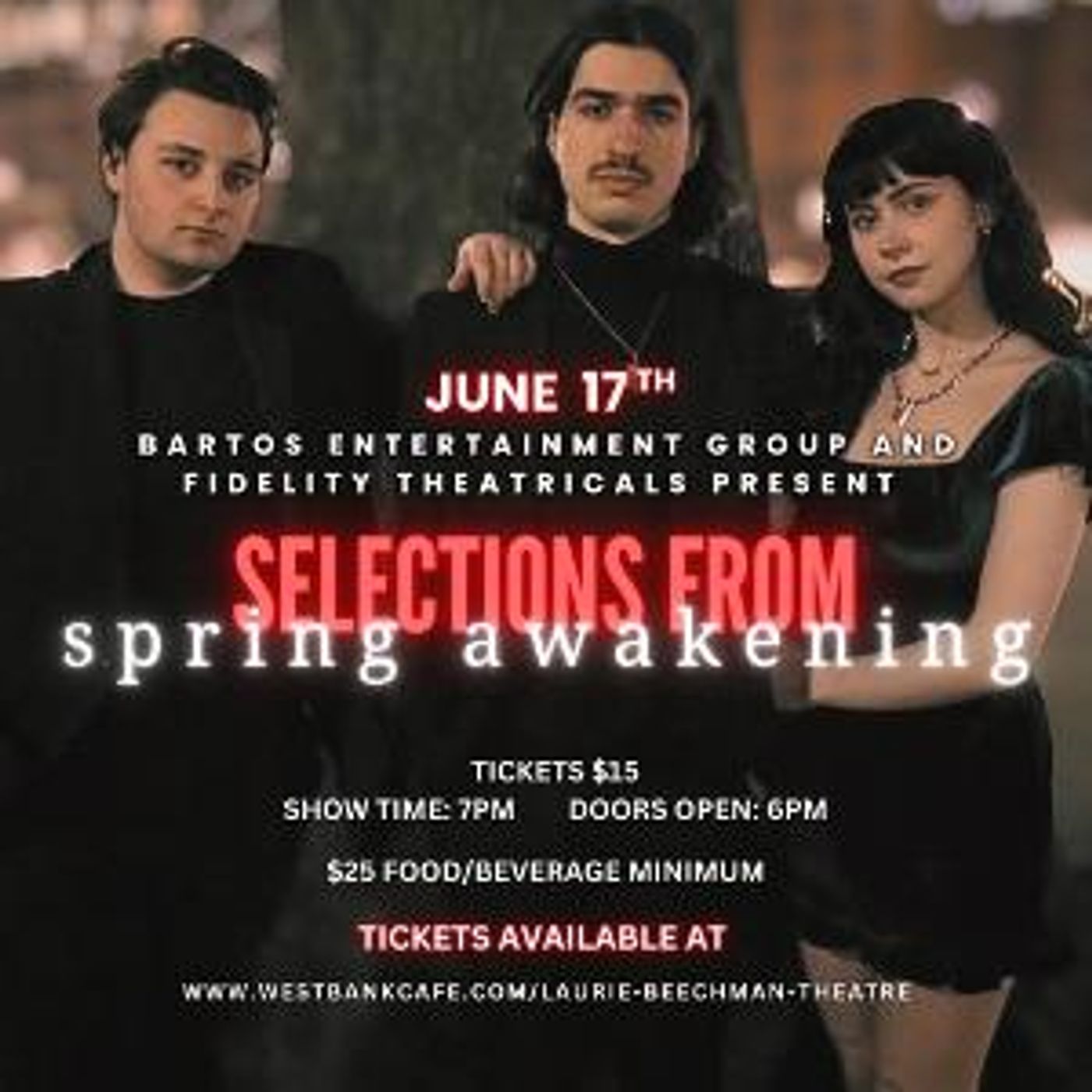 SELECTIONS FROM SPRING AWAKENING is Coming to The Laurie Beechman in June  Image
