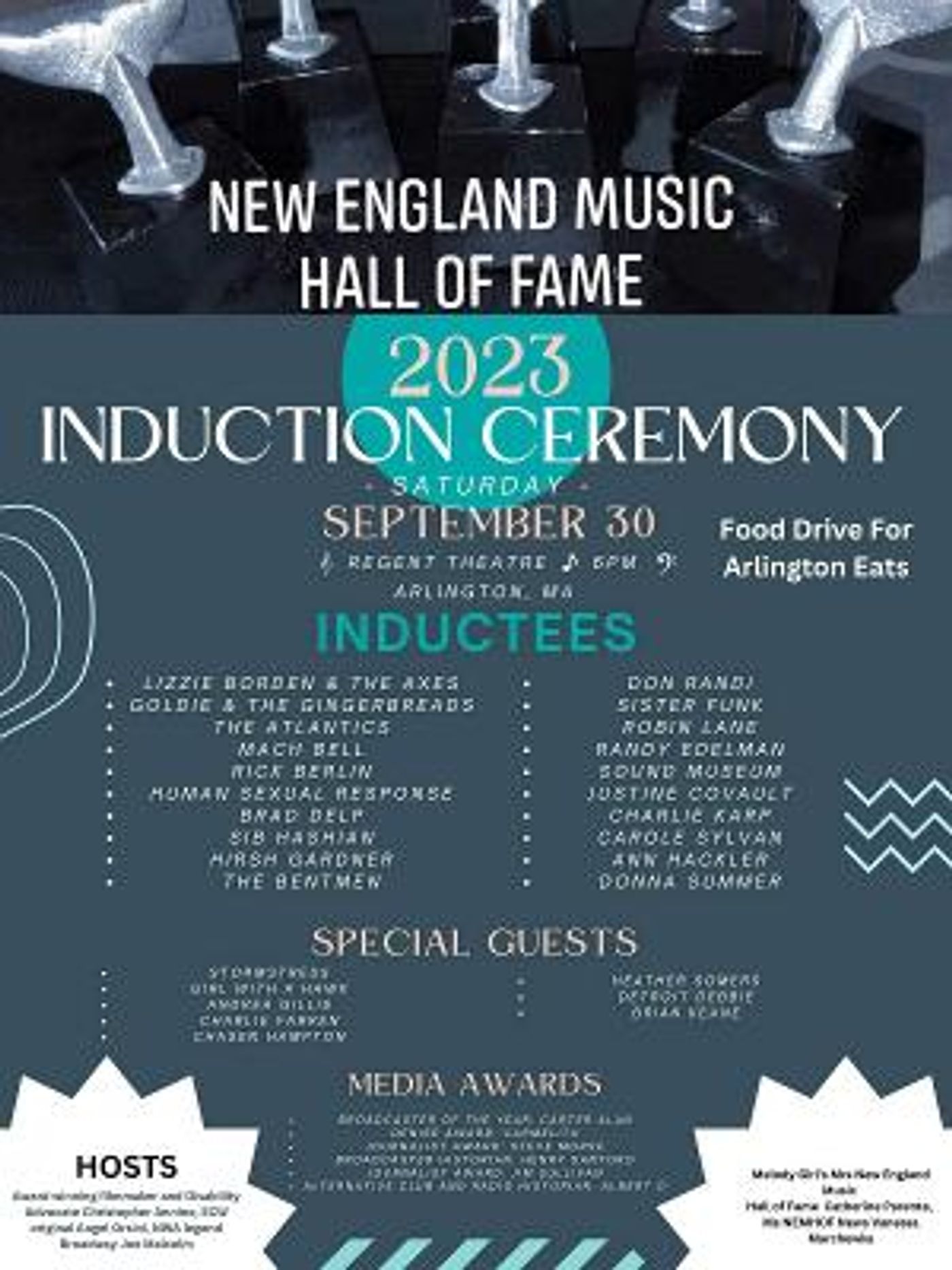 New England Music Hall Of Fame 2023 Induction to Take Place in September  Image