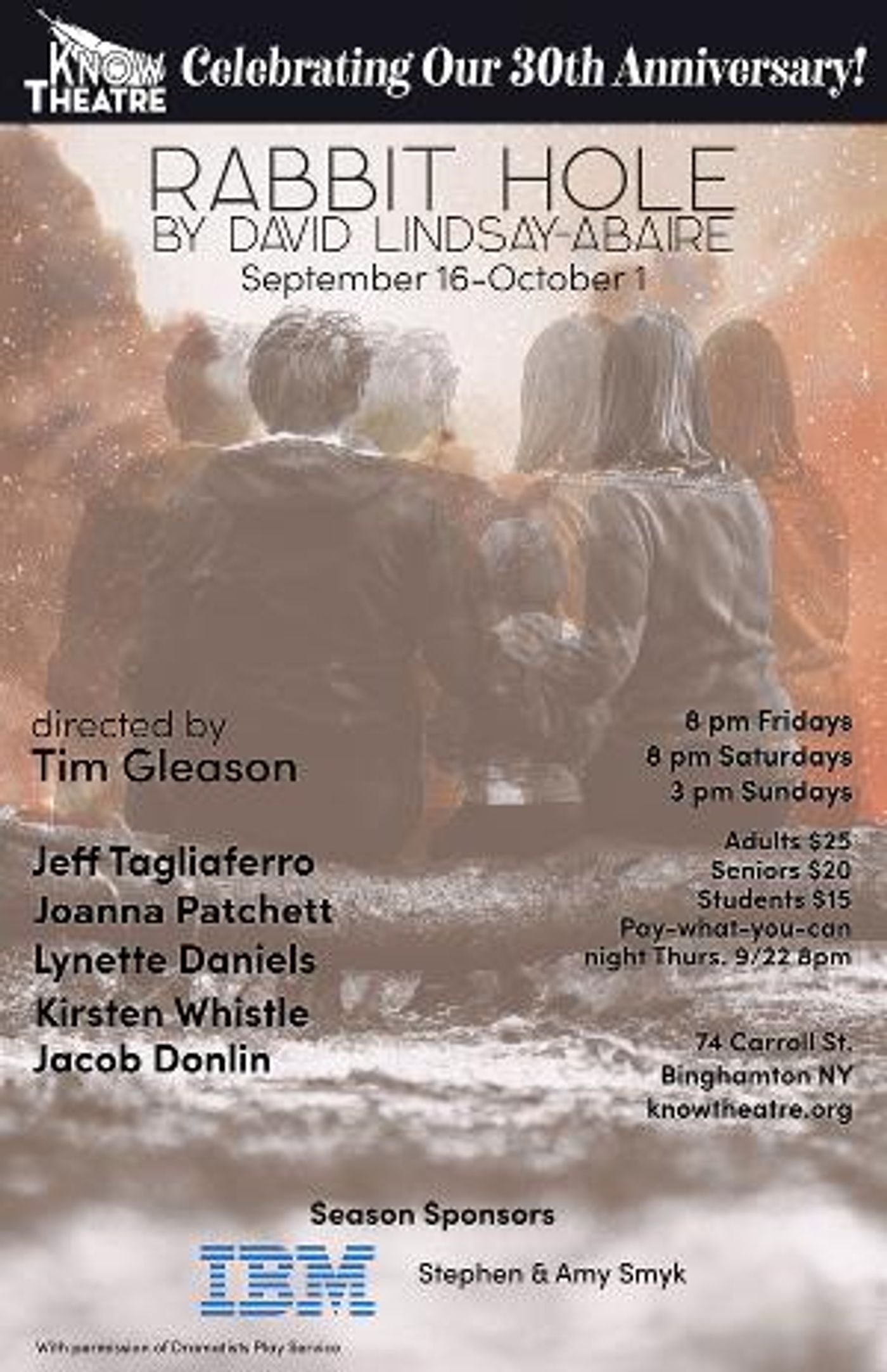KNOW Theatre Opens 30th Season With RABBIT HOLE  Image