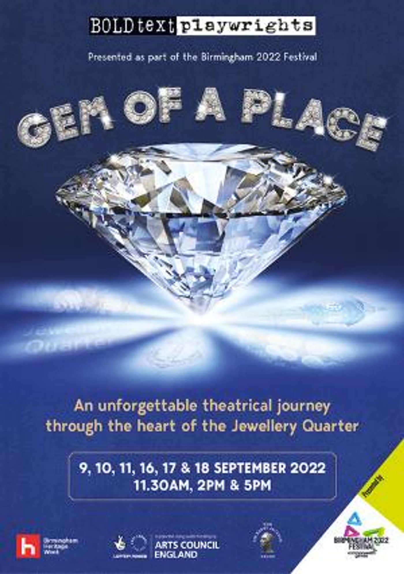 Buy Tickets For GEM OF A PLACE: A Theatrical Journey Through Birmingham's Jewellery Quarter This September  Image