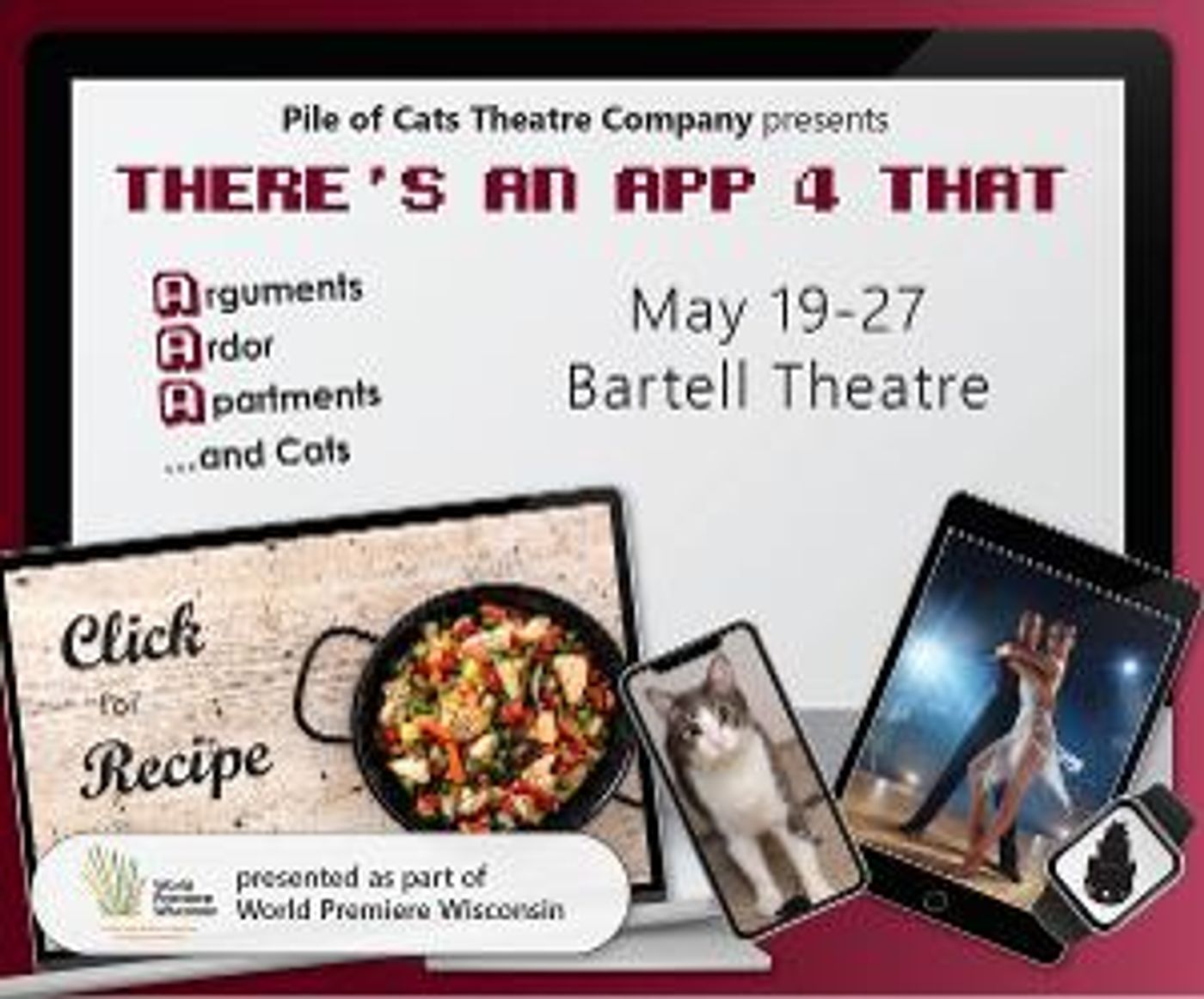 Pile of Cats Theatre Company to Present THERE'S AN APP 4 THAT This Month  Image