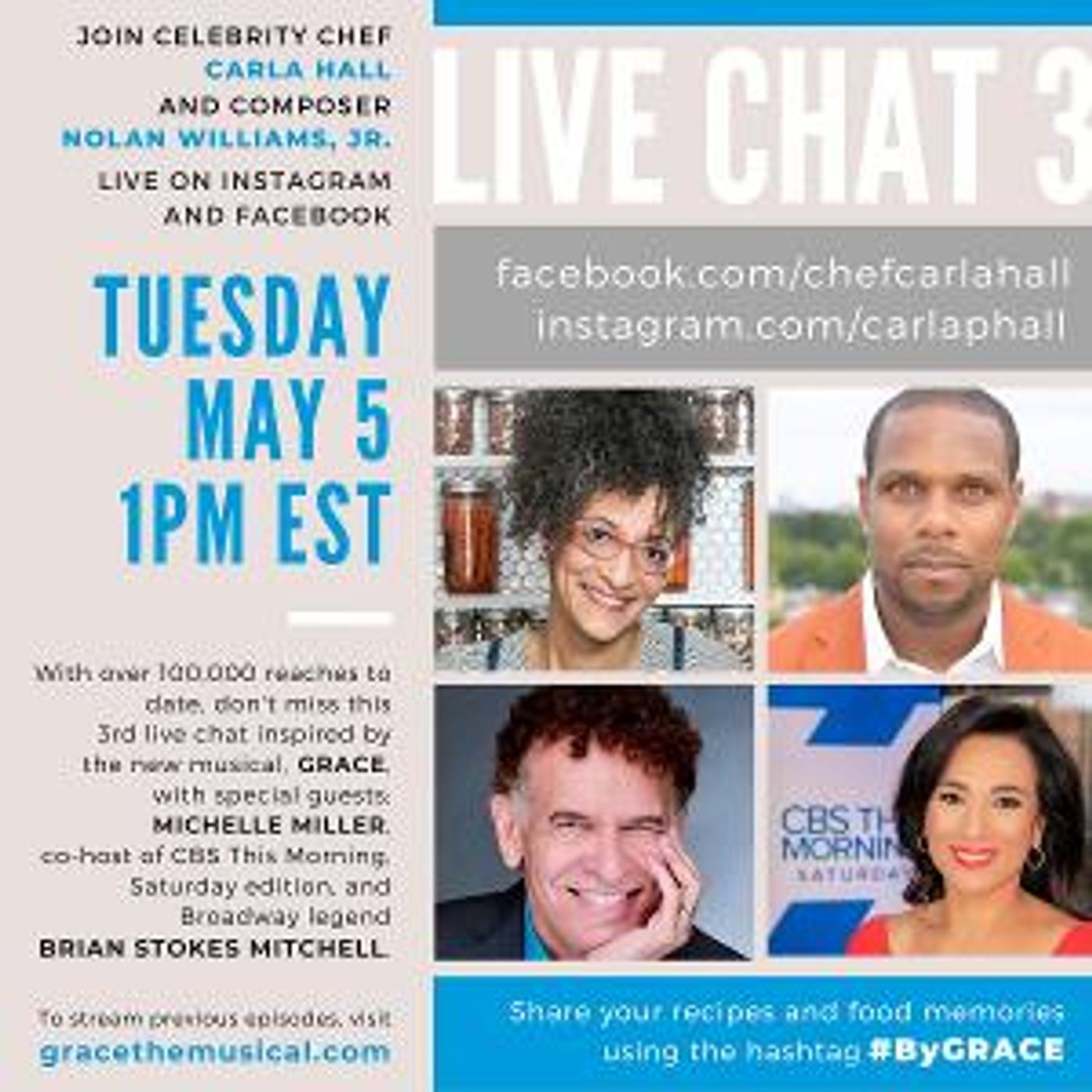 Brian Stokes Mitchell and More to be Featured in Online Engagement Initiative #ByGRACE  Image