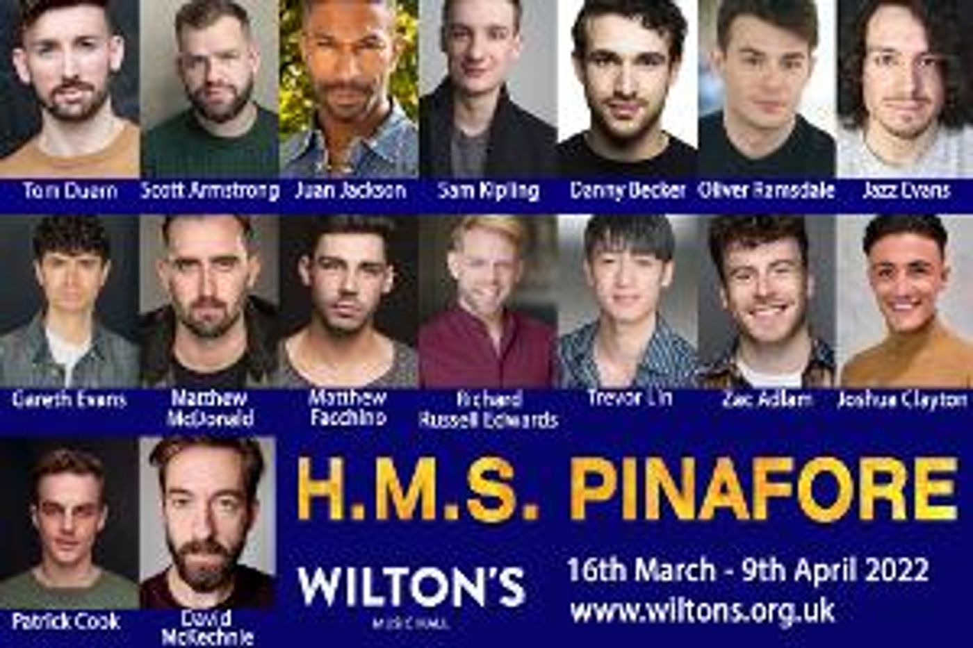 Casting Announced For All-Male H.M.S. PINAFORE at Wilton's Music Hall  Image